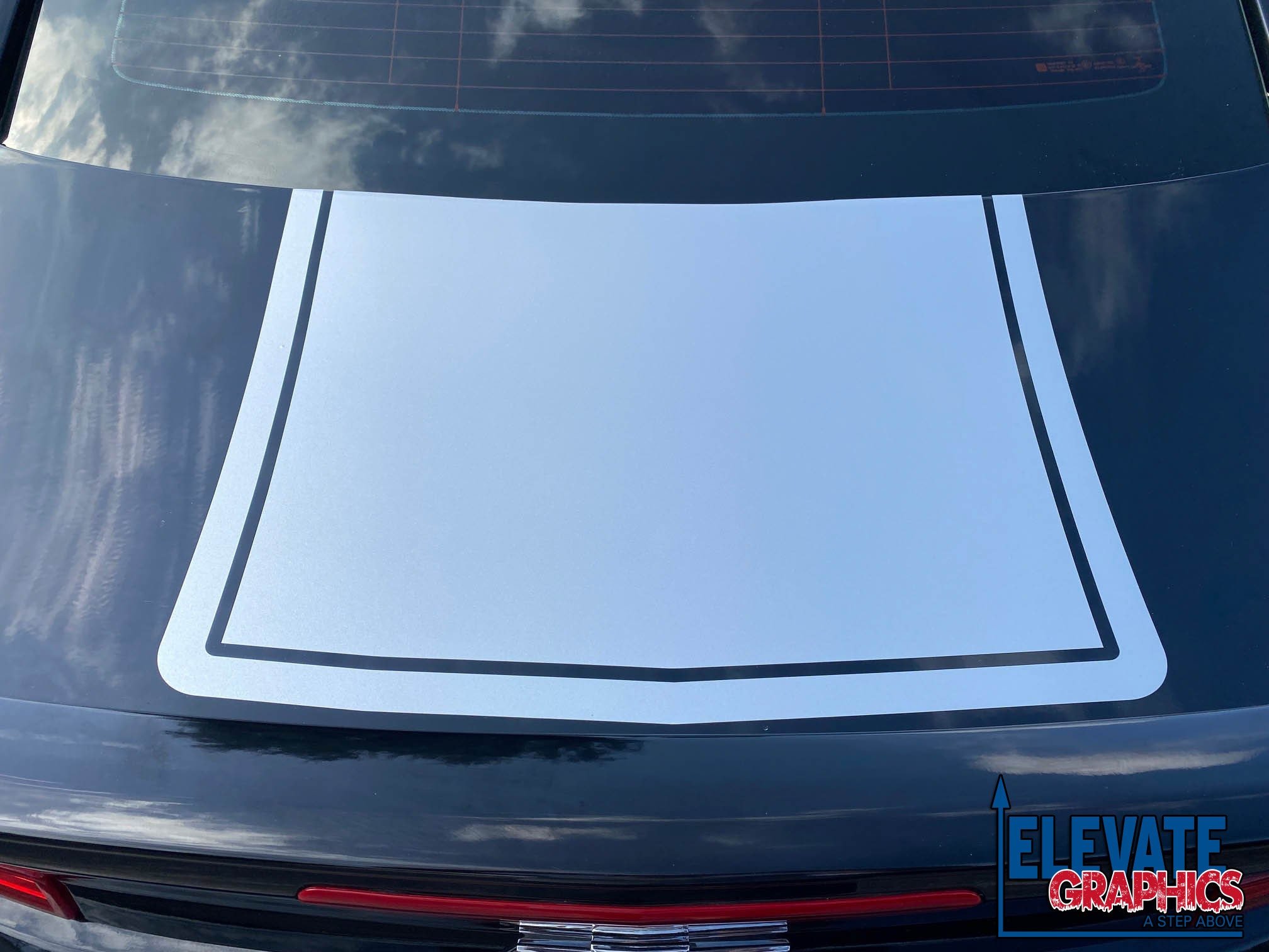 Chevy Camaro Hood Rally Zoom Stripes 3M Auto Graphics Vinyl Decals 2010-2018 - Elevate Graphics