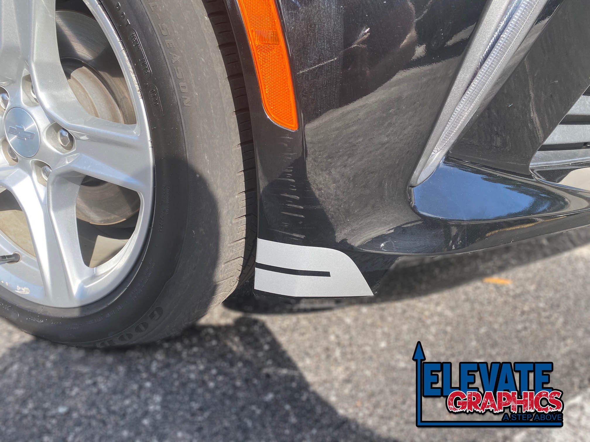 Chevy Camaro Side Rocker Crush Decals 3M Auto Stripes Vinyl Graphics 2016-2018 - Elevate Graphics