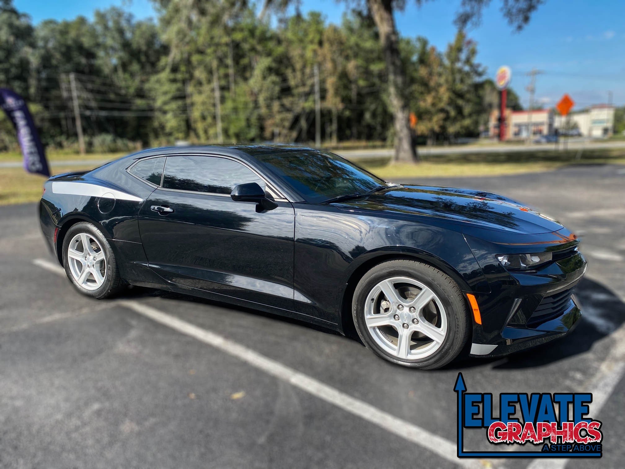 Chevy Camaro Side Check Stripes 3M Auto Graphics Vinyl Decals Stickers 2010-2018 - Elevate Graphics