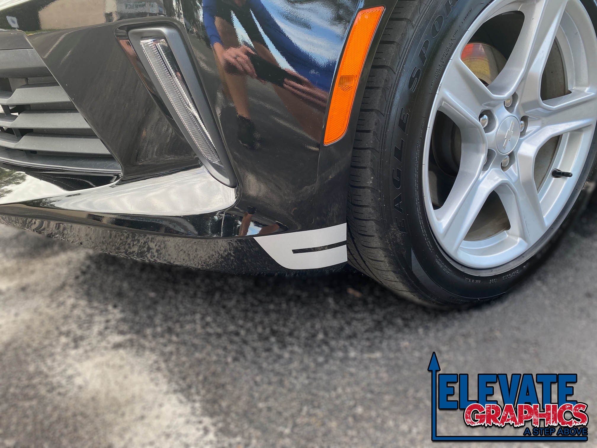 Chevy Camaro Side Rocker Runner Stripes 3M Auto Graphics Vinyl Decals Years 2016-2018 - Elevate Graphics