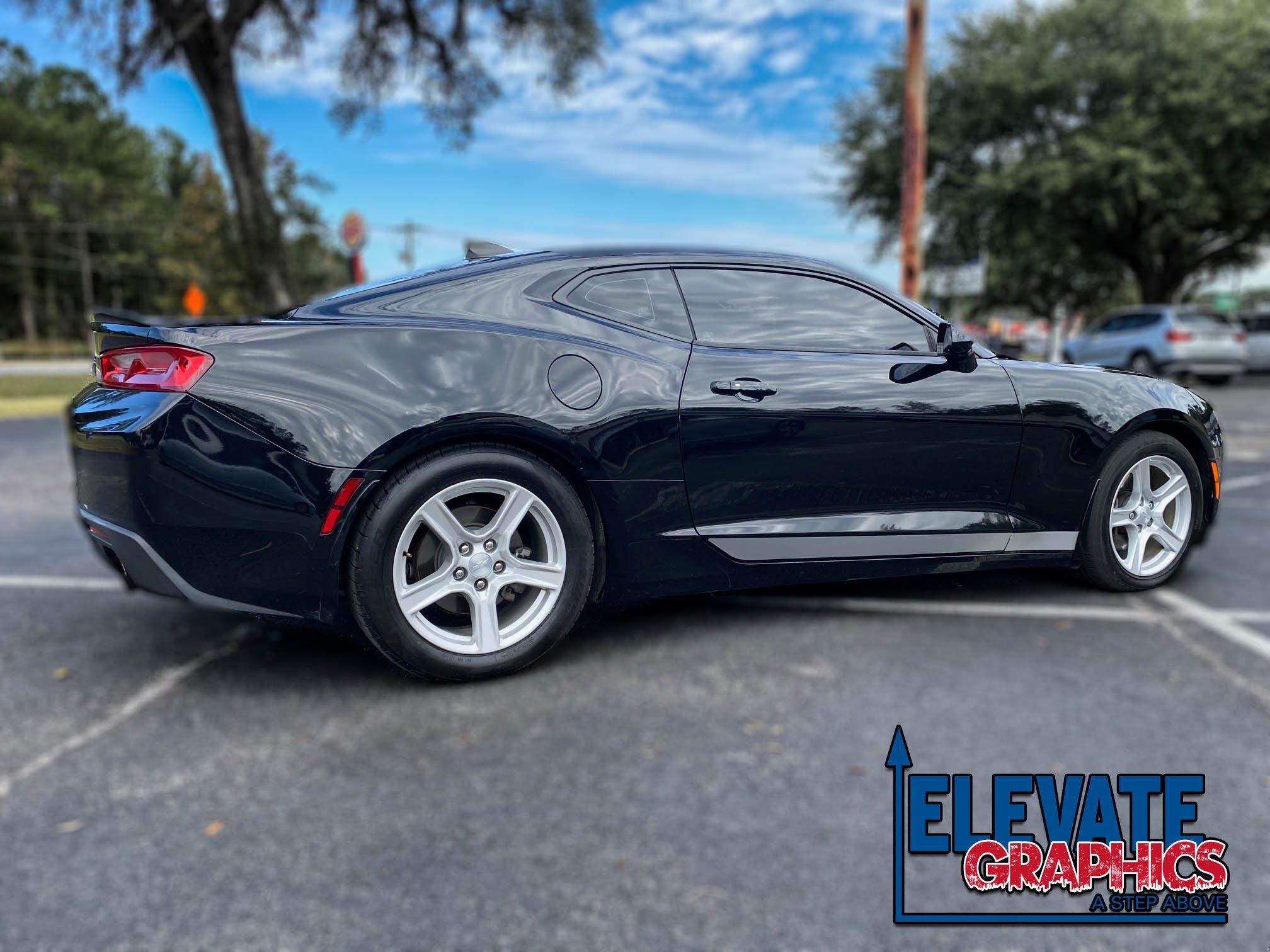 Chevy Camaro Side Rocker Crush Decals 3M Auto Stripes Vinyl Graphics years 2016-2018 - Elevate Graphics