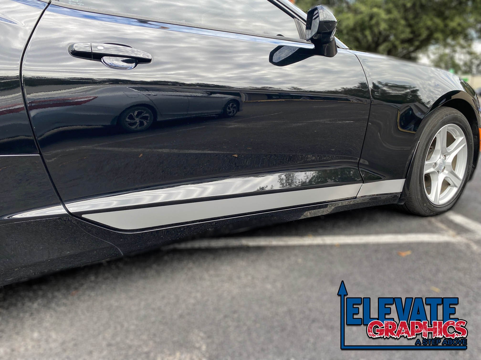 Chevy Camaro Side Rocker Crush Decals 3M Auto Stripes Vinyl Graphics years 2016-2018 - Elevate Graphics