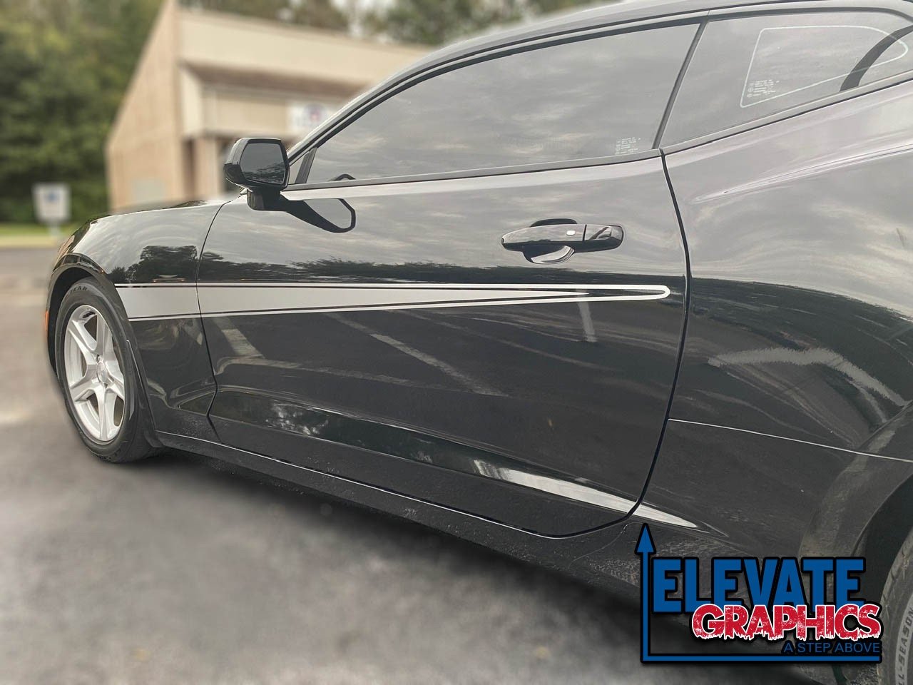 Chevy Camaro Side Slingshot Stripes Auto 3M Graphics Vinyl Decals Stickers Years 2010-2018 - Elevate Graphics