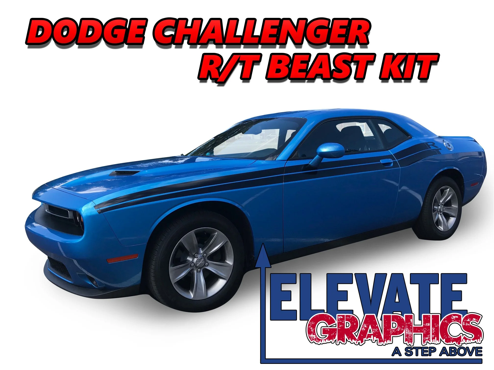 Dodge Challenger 3m Vinyl Stripes, OEM Style Graphics, Custom Stickers ...
