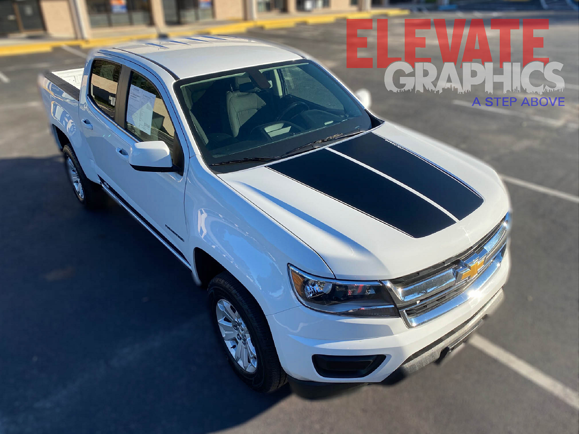 Chevy Colorado Hood Stripes: Auto Vinyl Graphics 3M Decals And OEM ...