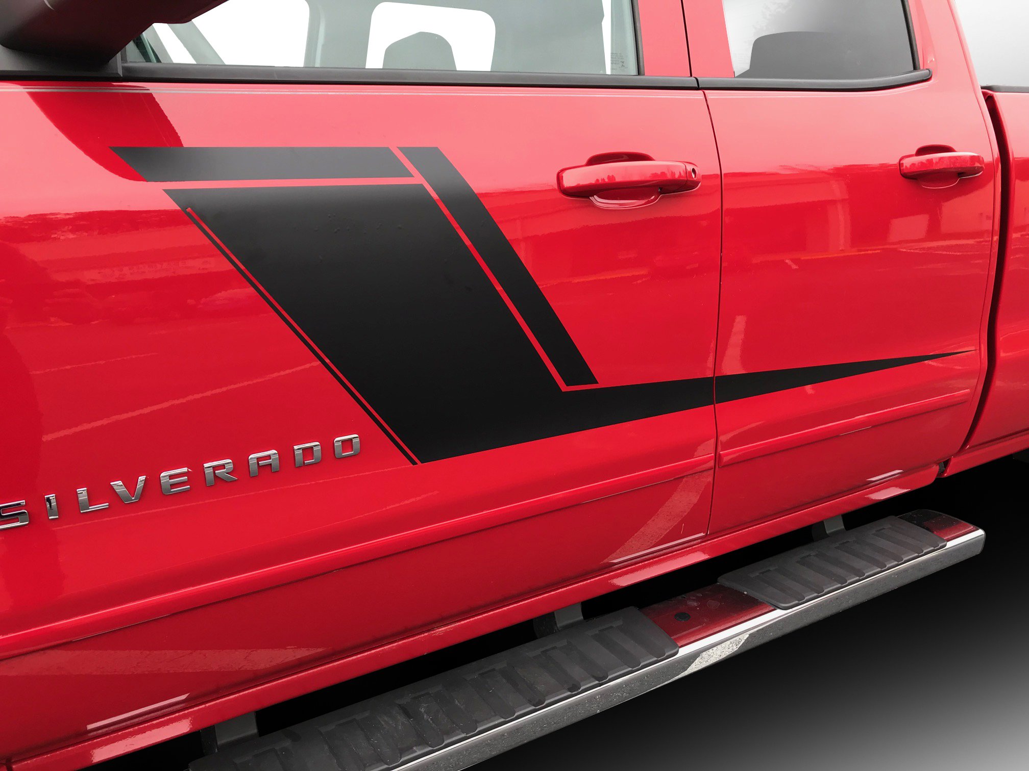 Elevate Graphics Rally Beast Vinyl Stripe Decal Kit For Chevy Silverado (2019-2026) – Custom Colors & Finishes