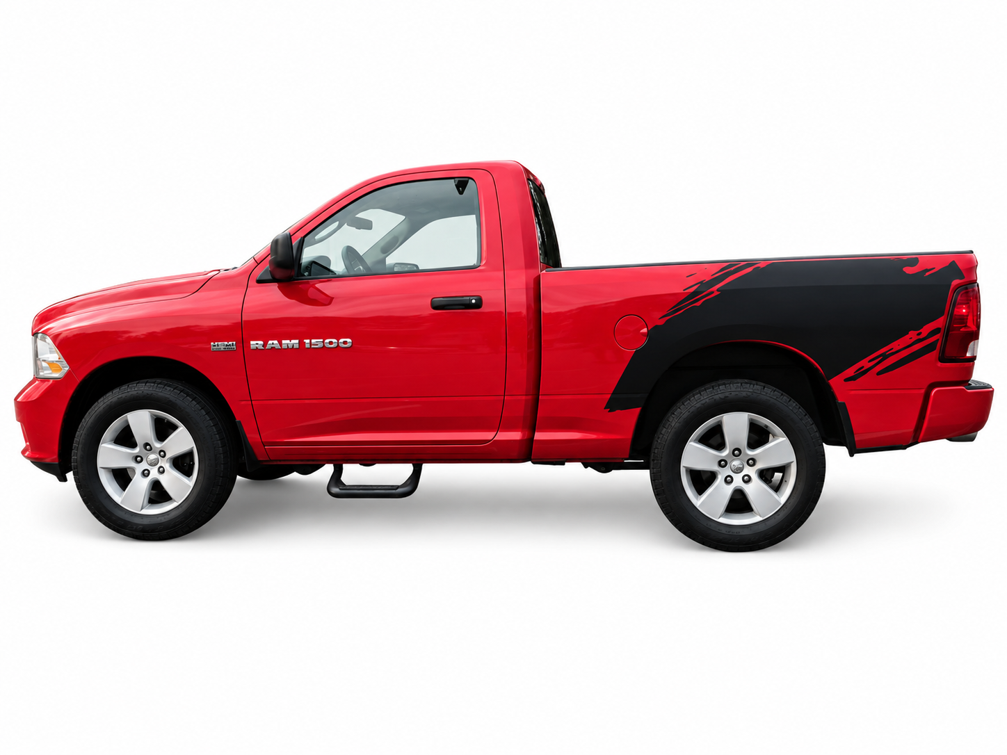 Fits Dodge Ram 1500 Side Splatter Stripes: Auto Vinyl Graphics Decals And  Stickers Years 2009-2018