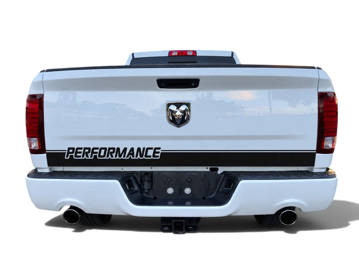 Fits Dodge Ram 1500 Boss Tailgate Stripes: Auto Vinyl Graphics Decals And Stickers Years 2009-2018