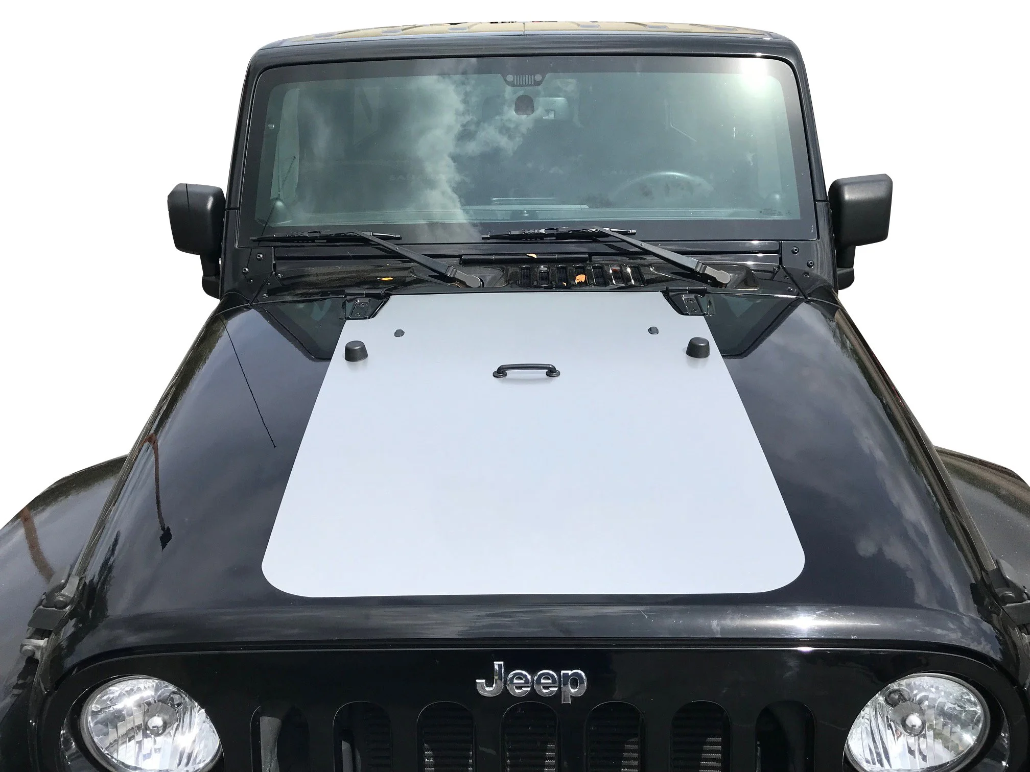 Fits Jeep Wrangler Center Hood Stripes: Auto Vinyl Graphics Decals And Stickers Years 2007-2018