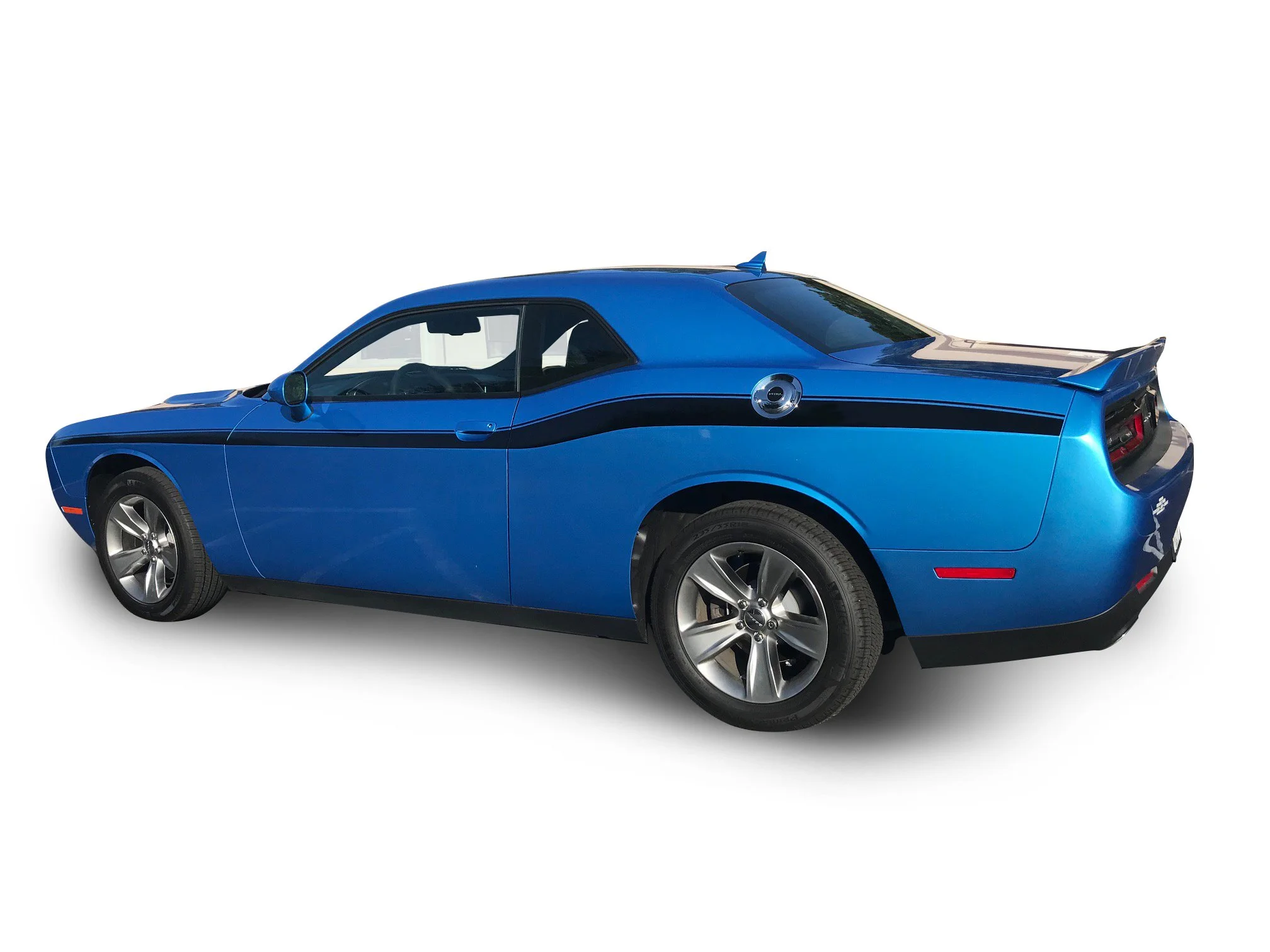 Fits Dodge Challenger Side Boost Stripes: Auto Vinyl Graphics Decals and Stickers Years 2011-2023
