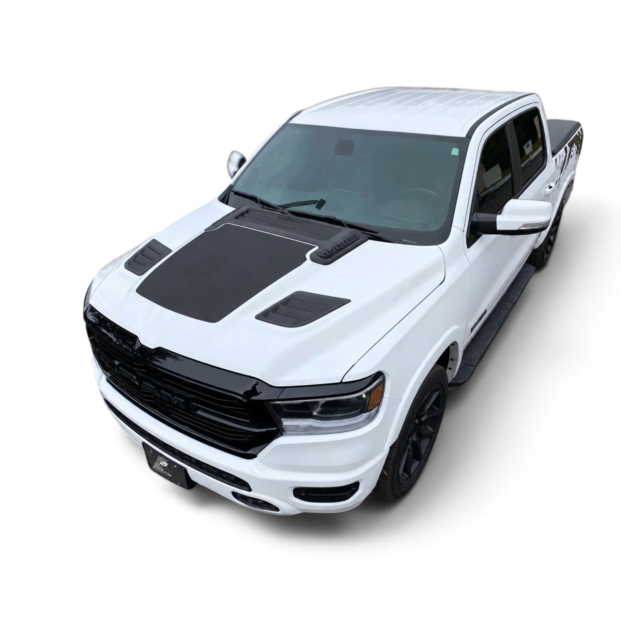 2019-2027 Fits Ram 1500 Decal Sport Hood Flex Sticker: Auto Vinyl Graphics And Stripe