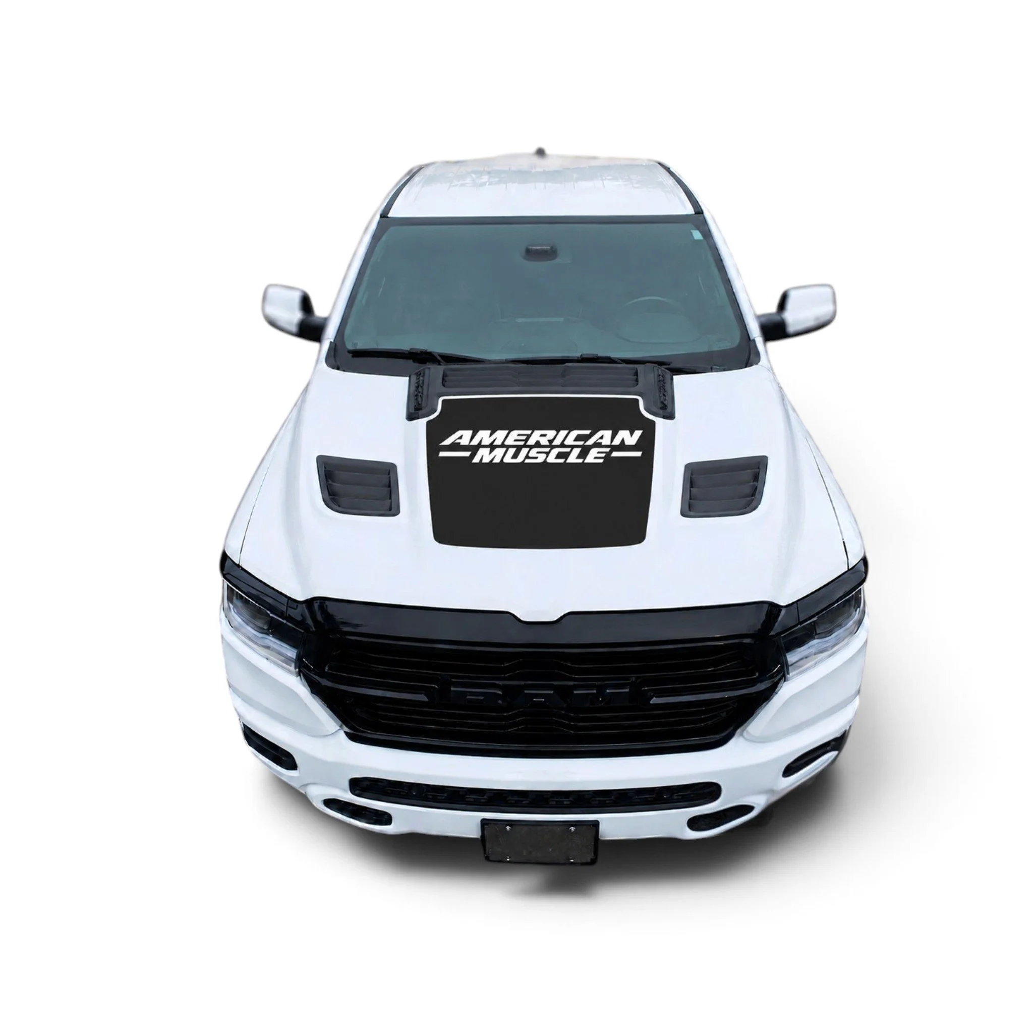 Fits Ram 1500 Stickers Sport Hood Flex Graphics : Auto Vinyl Decals And Stripes Years 2019-2027