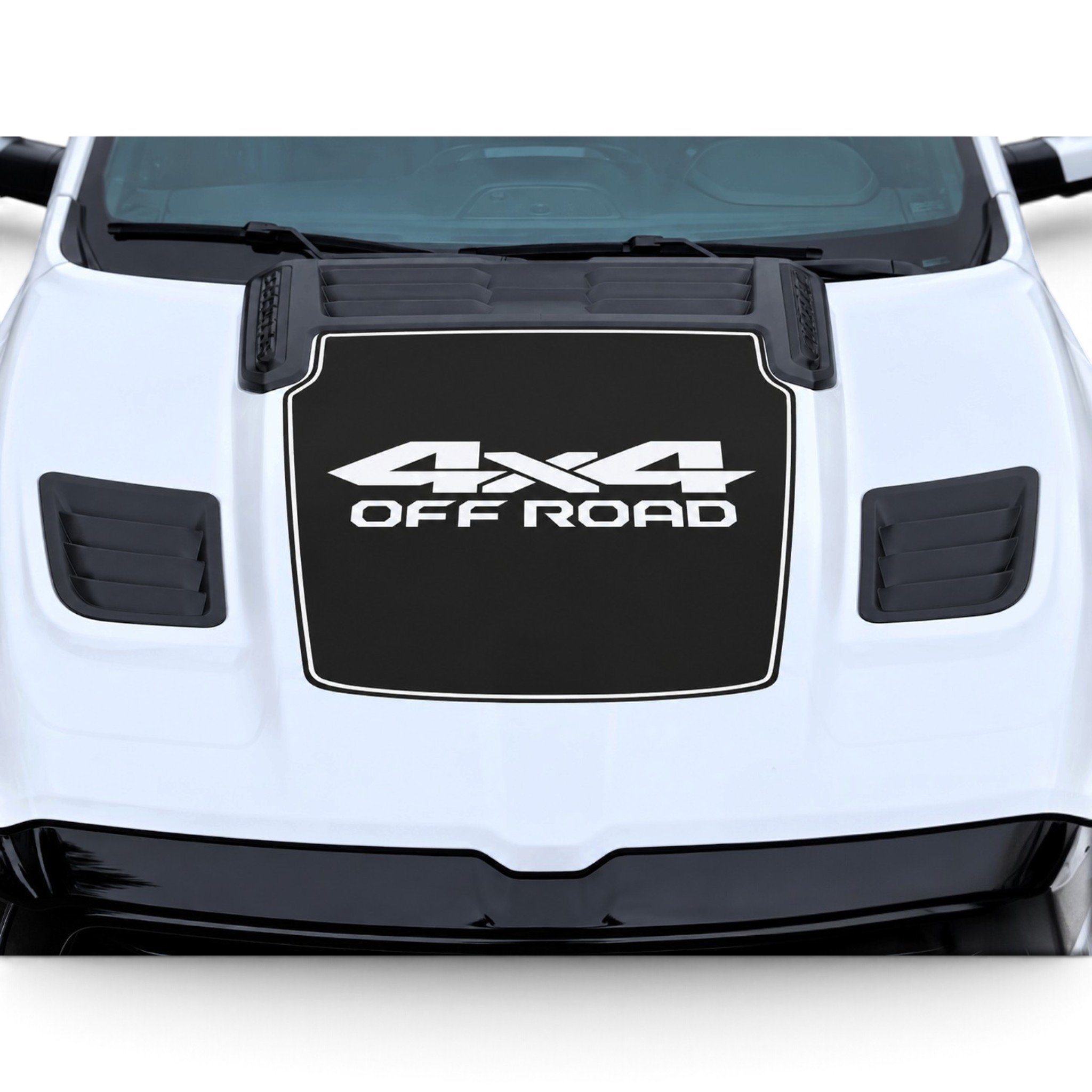 2019-2027 Fits Ram 1500 Stripes Sport Hood Flex Decal: Auto Vinyl Stickers And Graphics