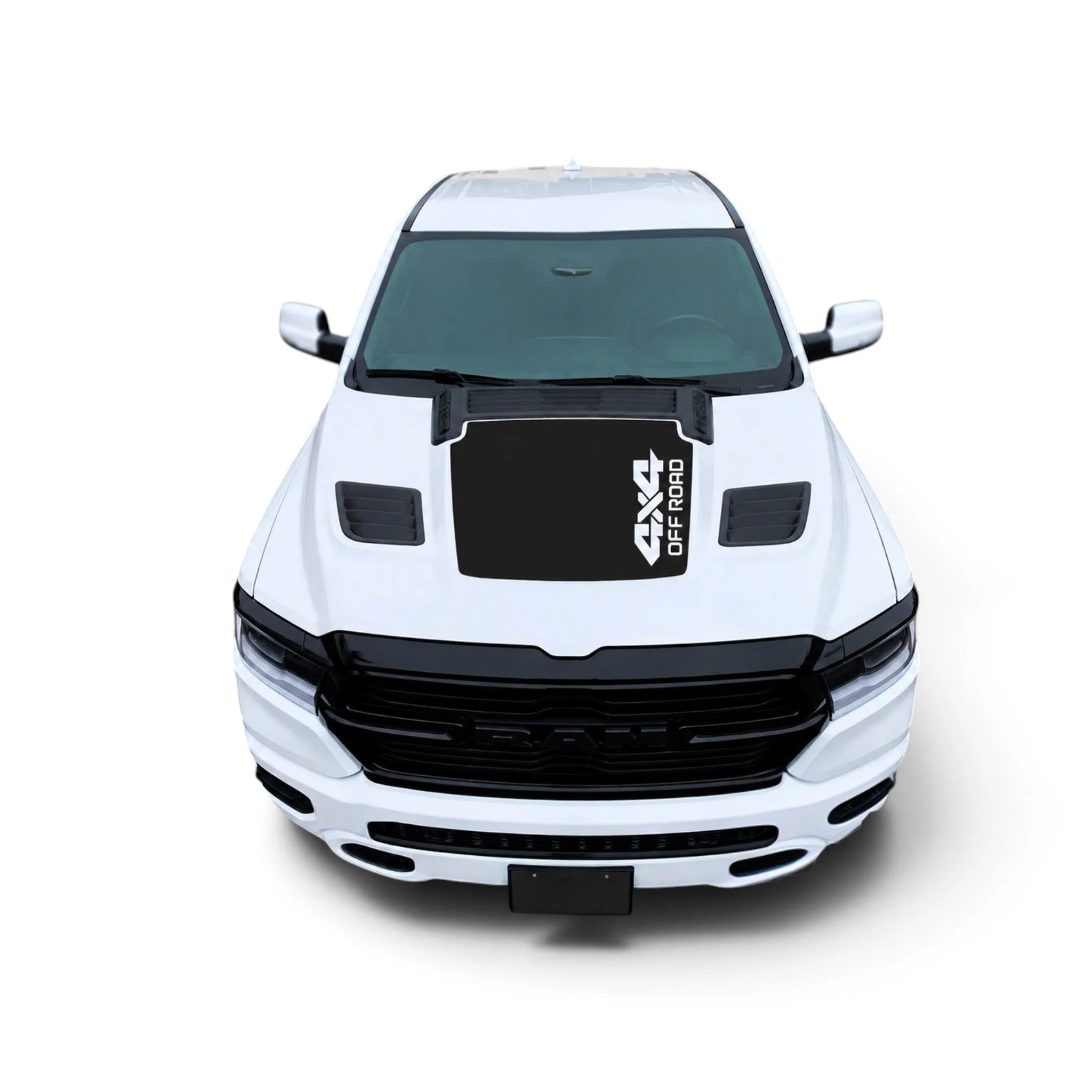 Fits Ram 1500 Graphics Sport Hood Jolt Decal : Auto Vinyl Stripes And Stickers Years 2019-2027