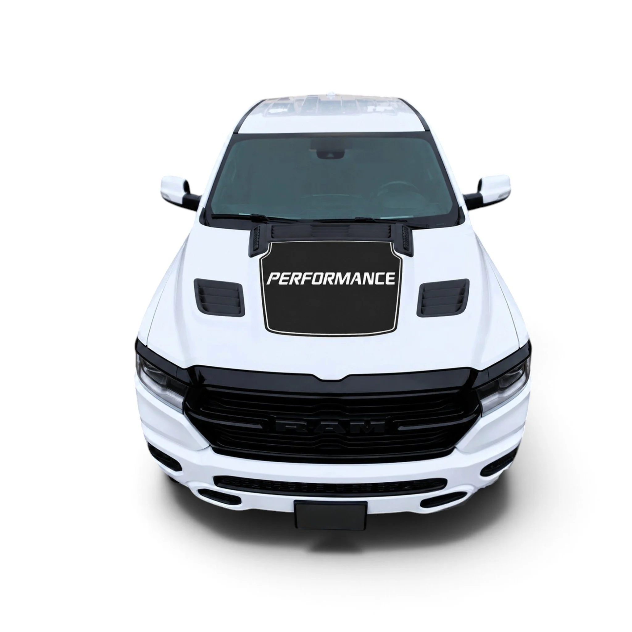 Fits Ram 1500 Sport Decal Hood Flex Graphics : Auto Vinyl Stickers And Stripes Years 2019-2027