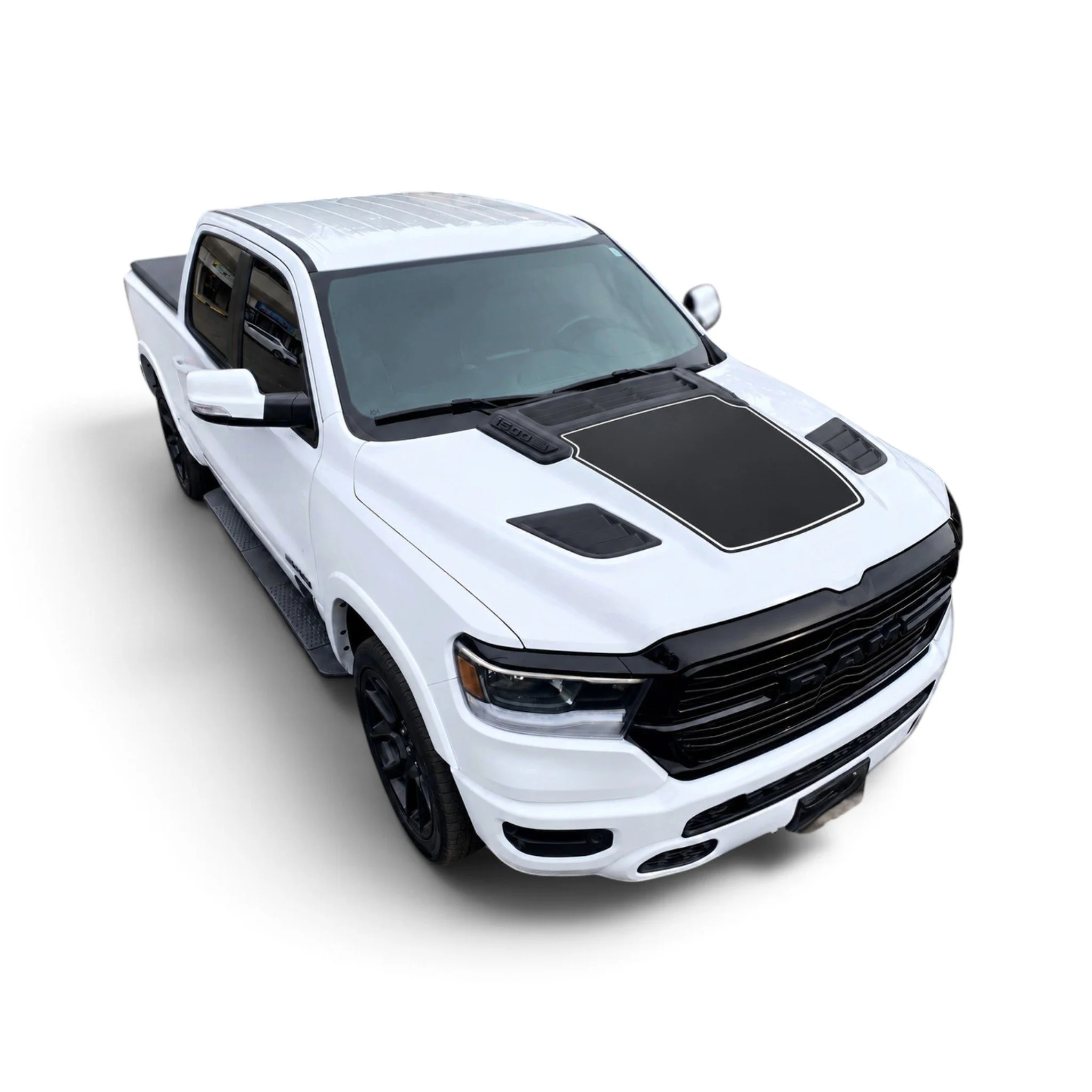 2019-2027 Fits Ram 1500 Stickers Sport Hood Robber Decal : Auto Vinyl Stripes And Graphics