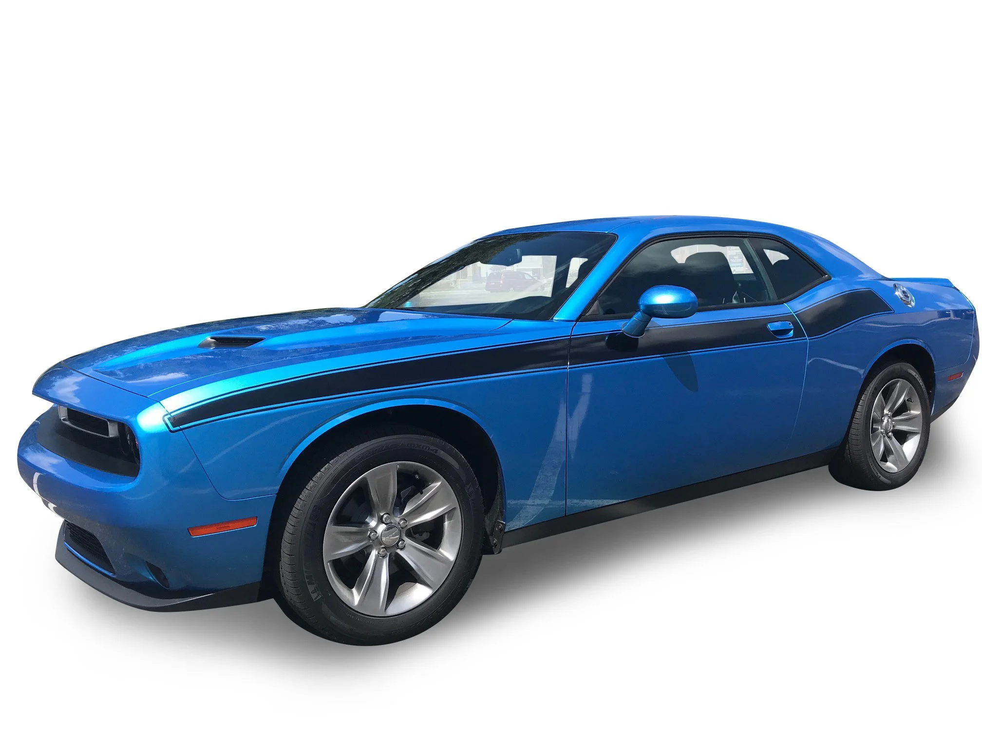 Fits Dodge Challenger Side Beast Stripes: Auto Vinyl Graphics Decals and Stickers Years 2011-2023