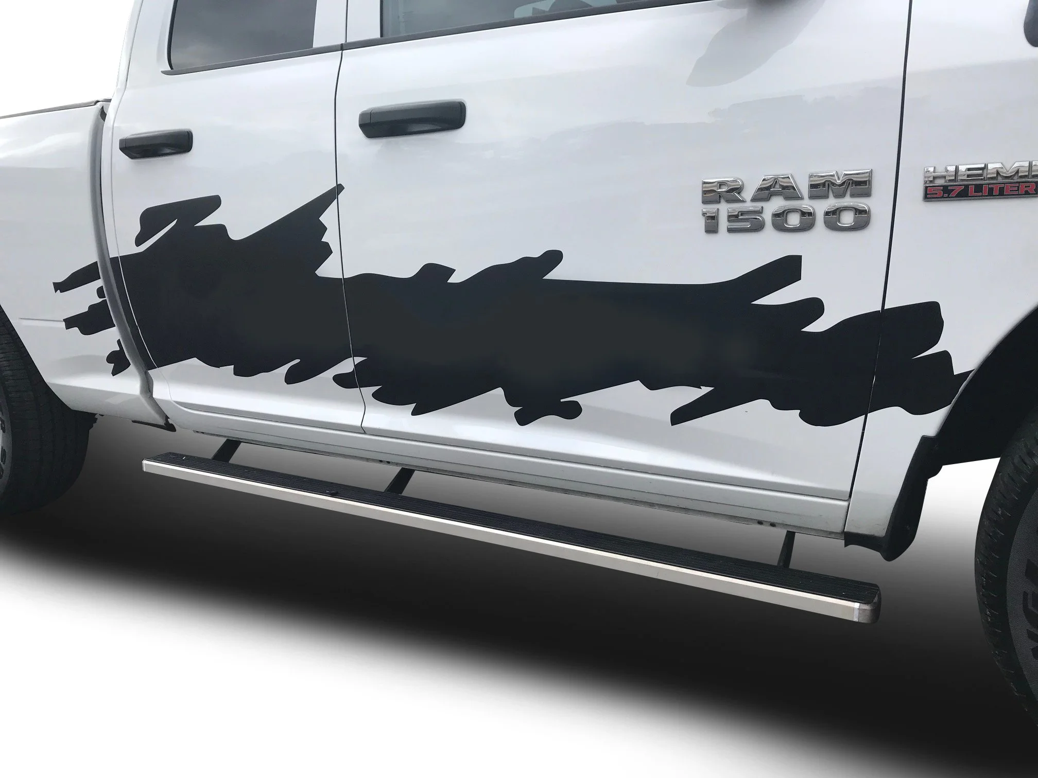 Fits Dodge Ram 2500/3500 Side Rocker Splatter Stripes: Auto Vinyl Graphics Decals And Stickers Years 2011-2027