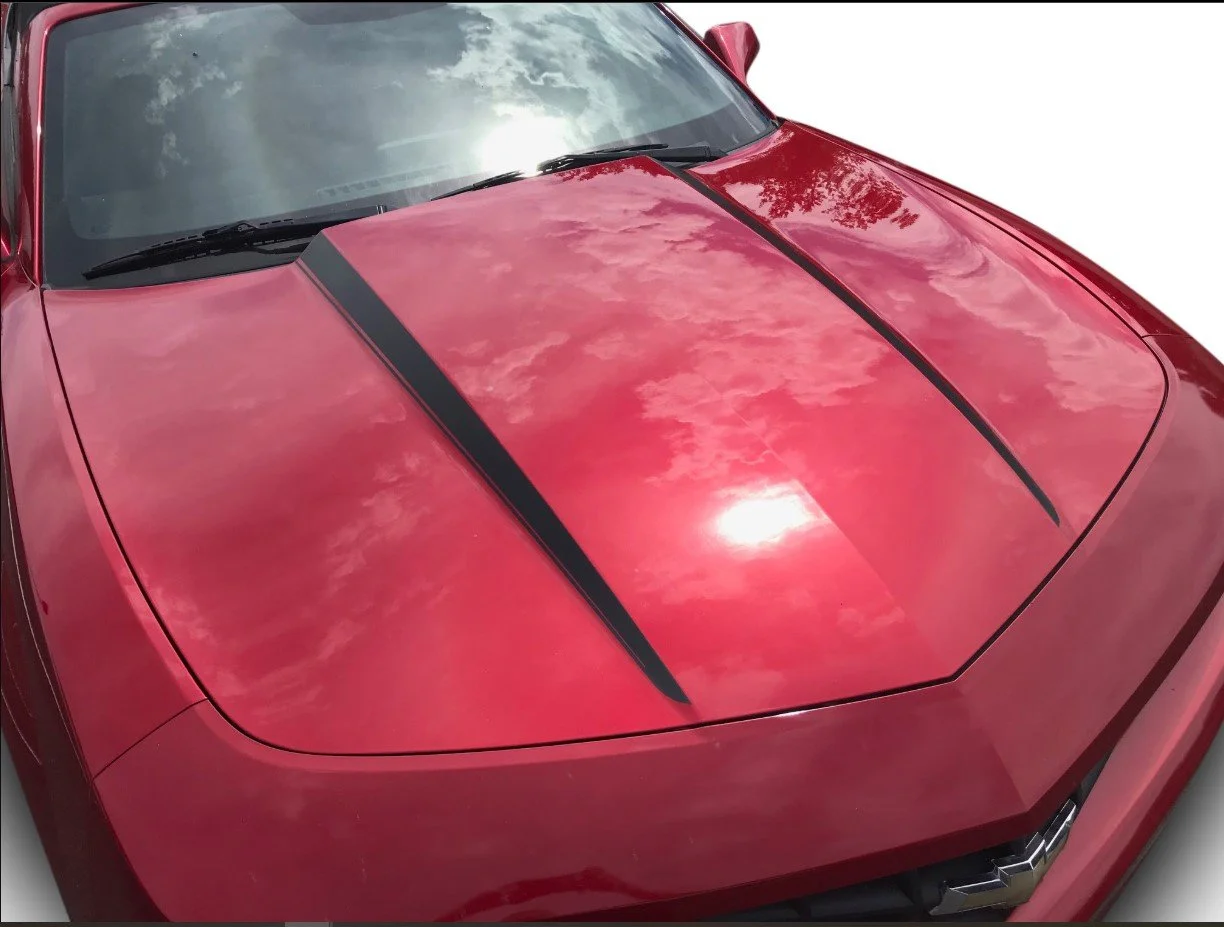 Fits Chevy Camaro Hood Spears Stripes: Auto Vinyl Graphics Decals And Stickers Fits Years 2010-2015