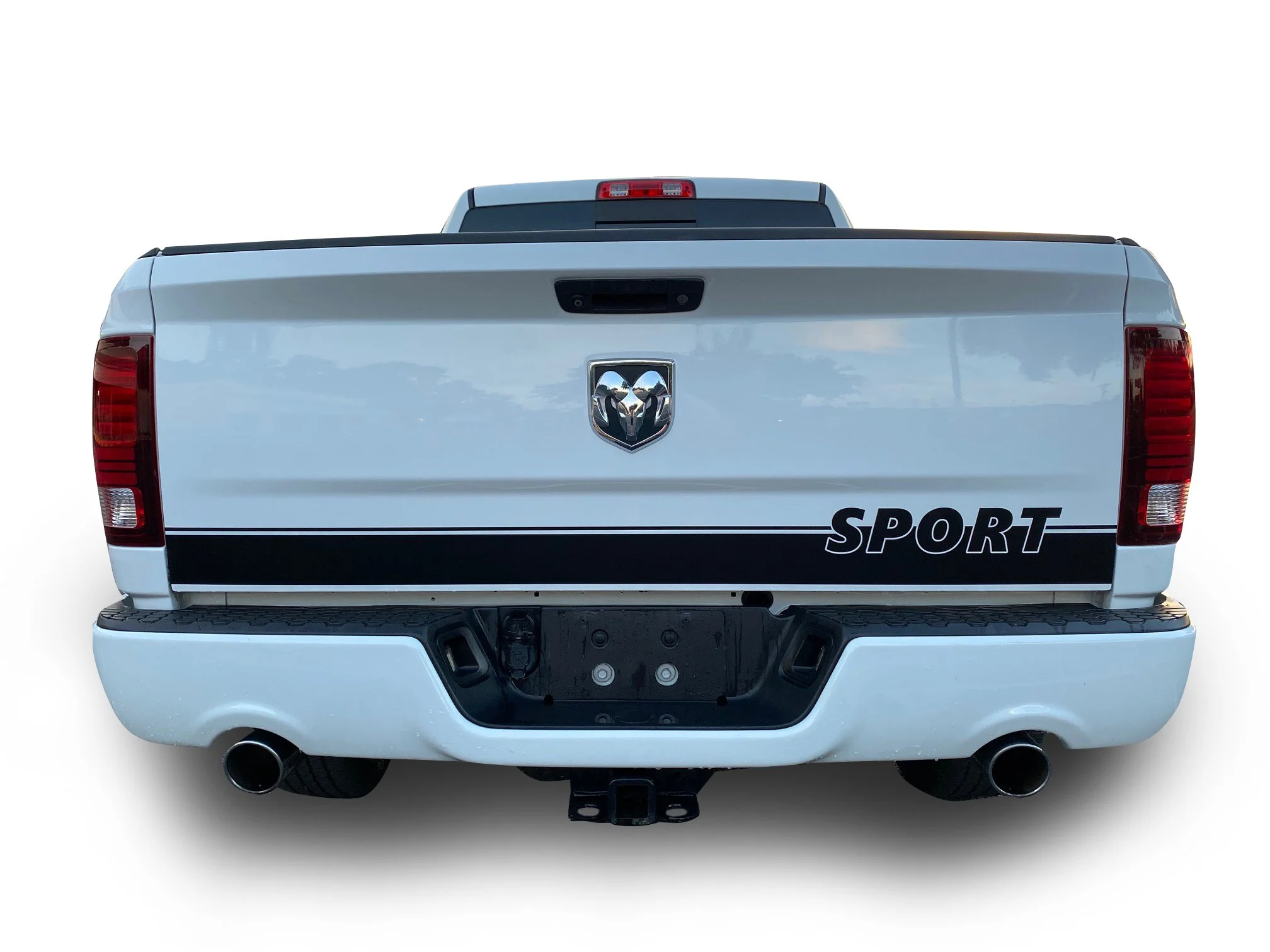 Fits Dodge Ram 1500 Boss Tailgate Stripes: Auto Vinyl Graphics Decals And Stickers Years 2009-2018