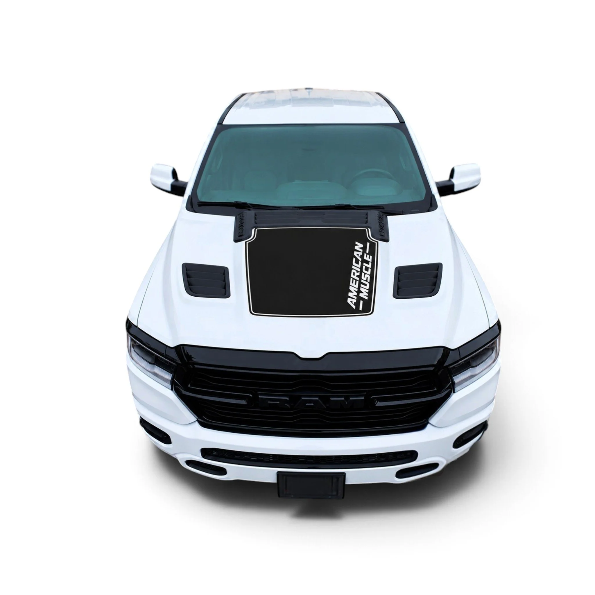 Fits Ram 1500 Stickers Sport Hood Jolt Decal: Auto Vinyl Graphics And Stripe Years 2019-2027