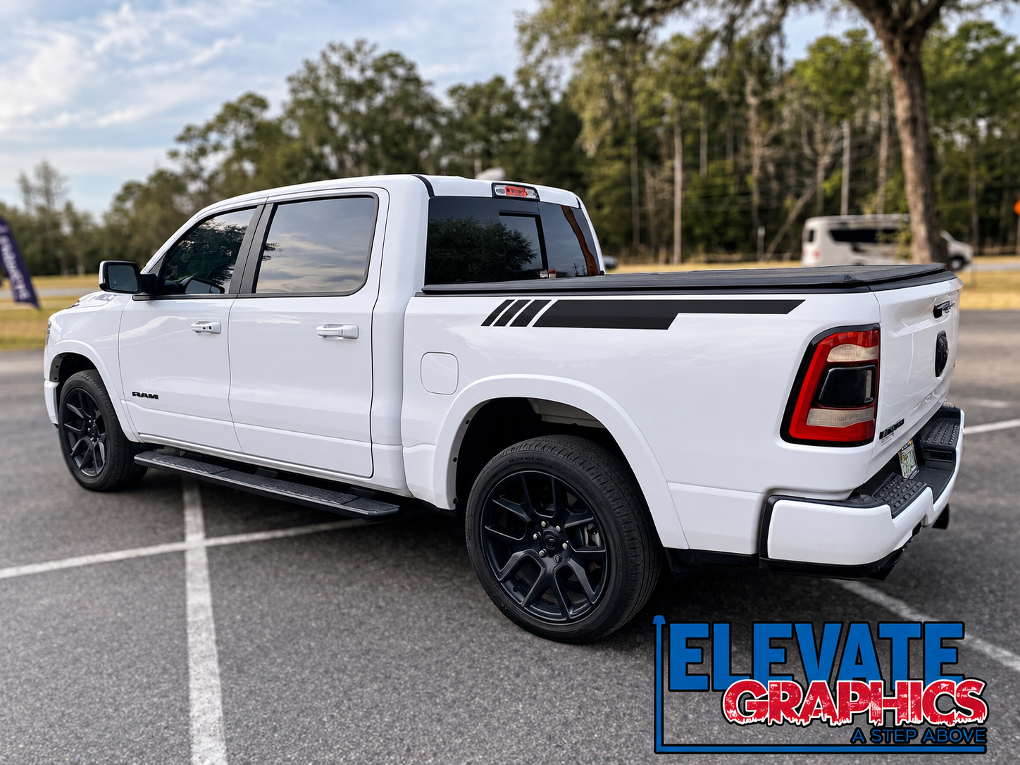 White Ram Truck with Custom Stripe Decal.png (Copy)