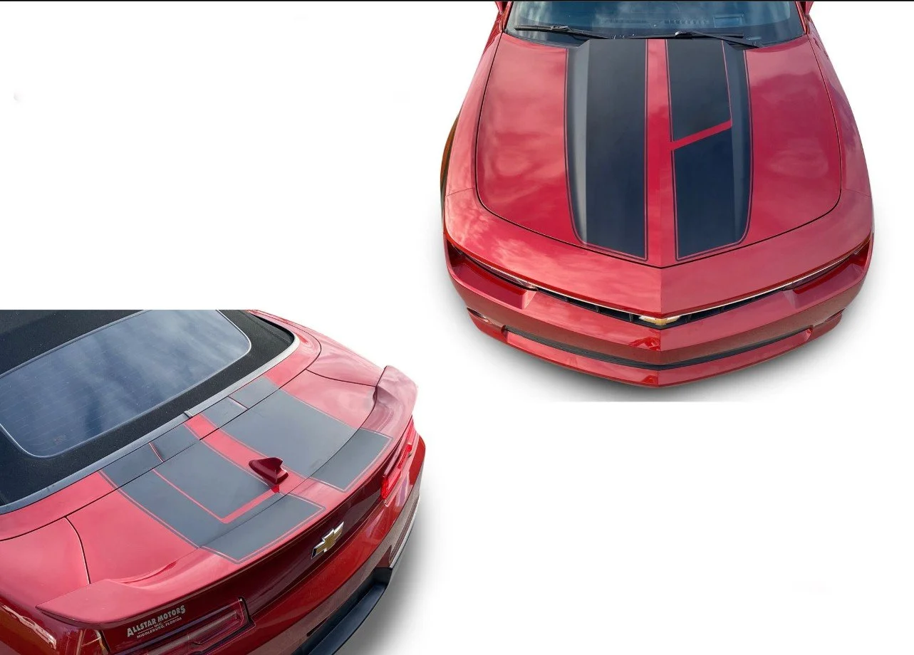 Fits Chevy Camaro Single Color Rally Rumble Sport Stripes: Auto Vinyl Graphics Decals And Stickers Fits Years 2010-2015