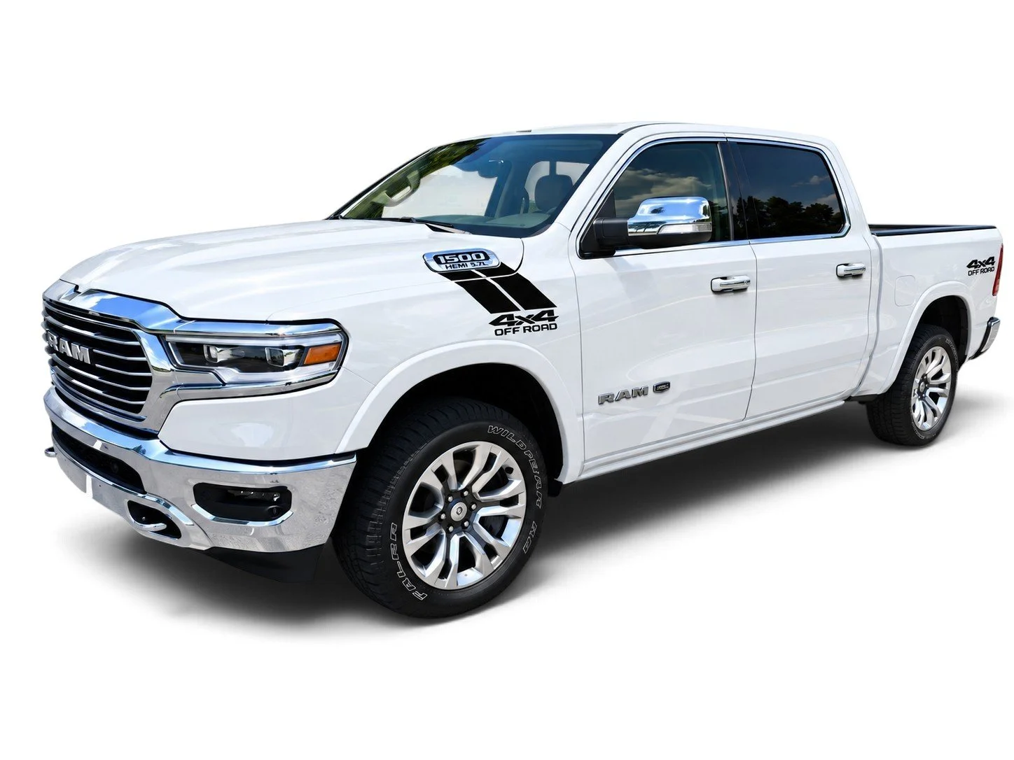 Fits Dodge Ram 1500 Side Hash Mark Stripes: Auto Vinyl Graphics Decals And Stickers Years 2019-2027