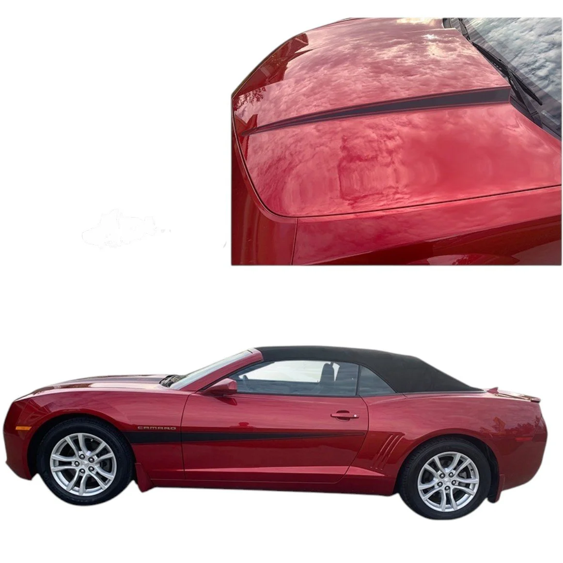 Fits Chevy Camaro Side And Hood Point Stripes: Auto Vinyl Graphics Decals And Stickers Fits Years 2010-2015