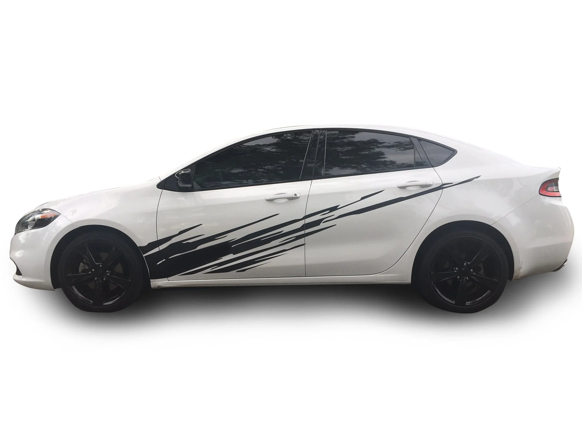 Fits Dodge Dart Side Monster Stripes: Auto Vinyl Graphics Decals And Stickers Years 2013-2016