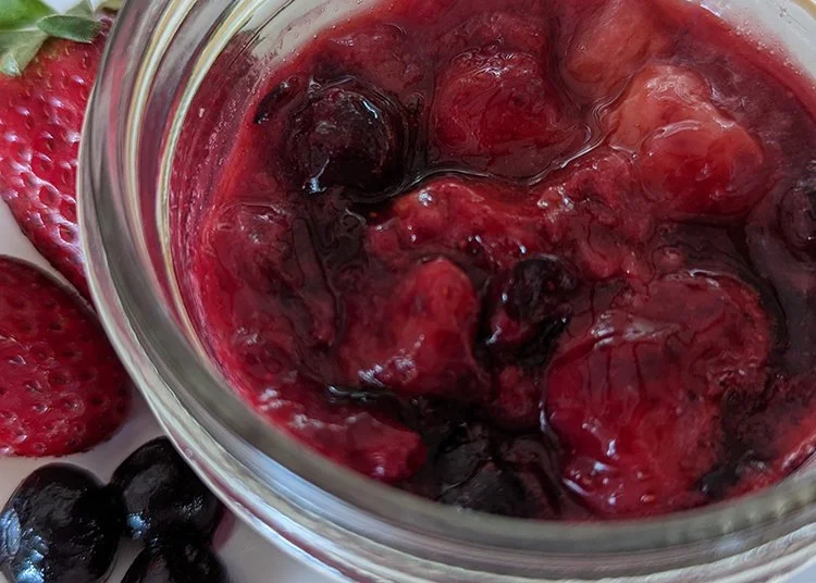 Fruit Compote: Strawberry Blueberry