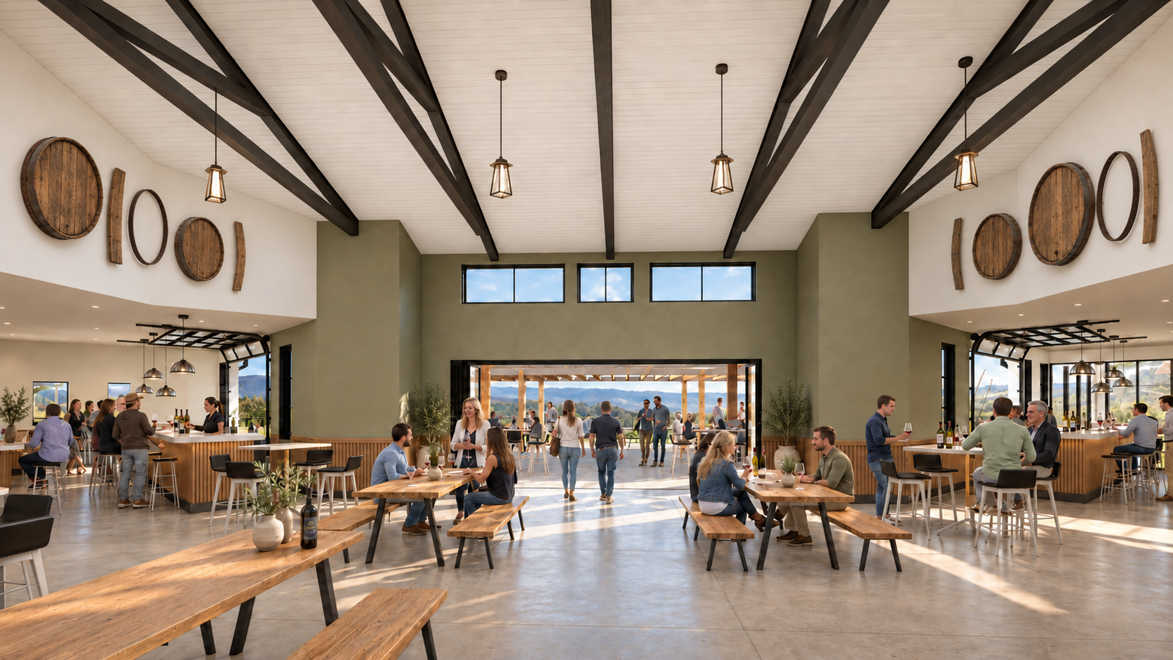 VIRGINIA WINERY EVENT INTERIOR SPACE