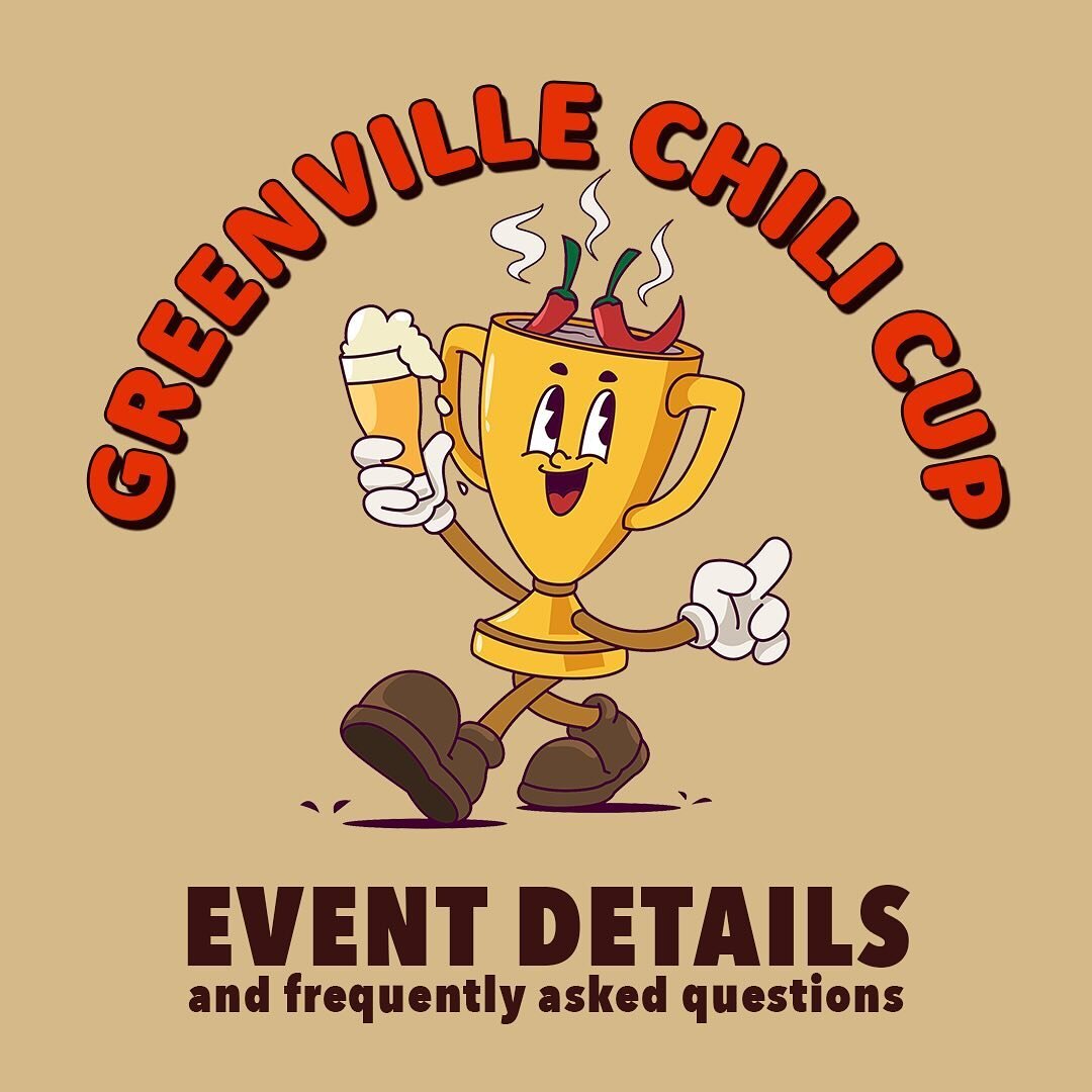 Are y&rsquo;all ready for the inaugural Greenville Chili Cup?! As we&rsquo;re eagerly prepping for this fundraising benefiting @mowgvl we wanted to provide some information to help you plan the festivities accordingly. Swipe through to find details a