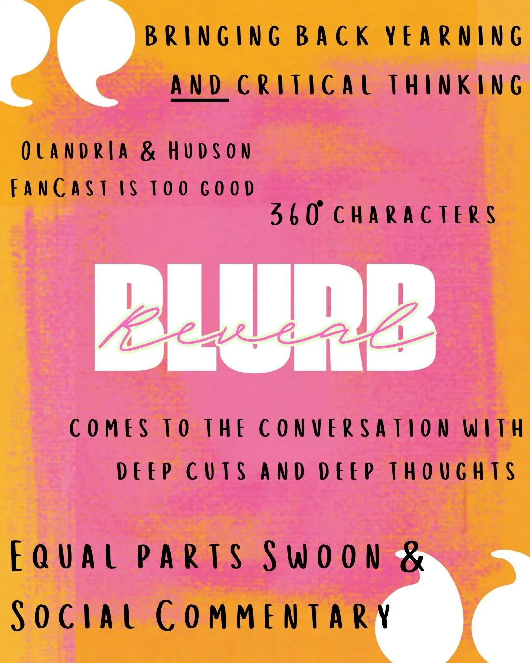 Before you swipe!!!! Here are two more clues to guess another favorite romance author who was generous enough to blurb my debut:

-NPR
-Substack (hers goes hard)

If you haven&rsquo;t guessed the author by now, swipe to get familiar and GO BUY HER BO