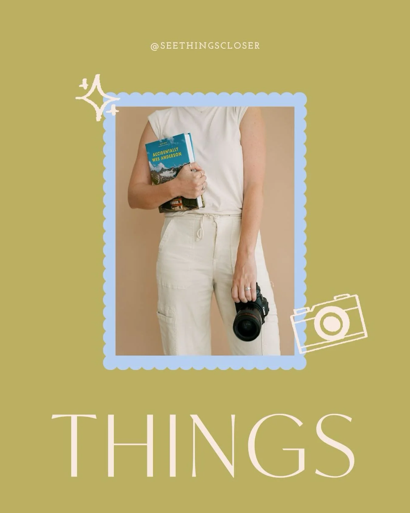I started See Things Closer Photography because I wanted more than posed smiles and picture-perfect frames&mdash;I wanted photographs that feel like your family. The name is inspired by a line from the movie Moonrise Kingdom where Susie says binocula