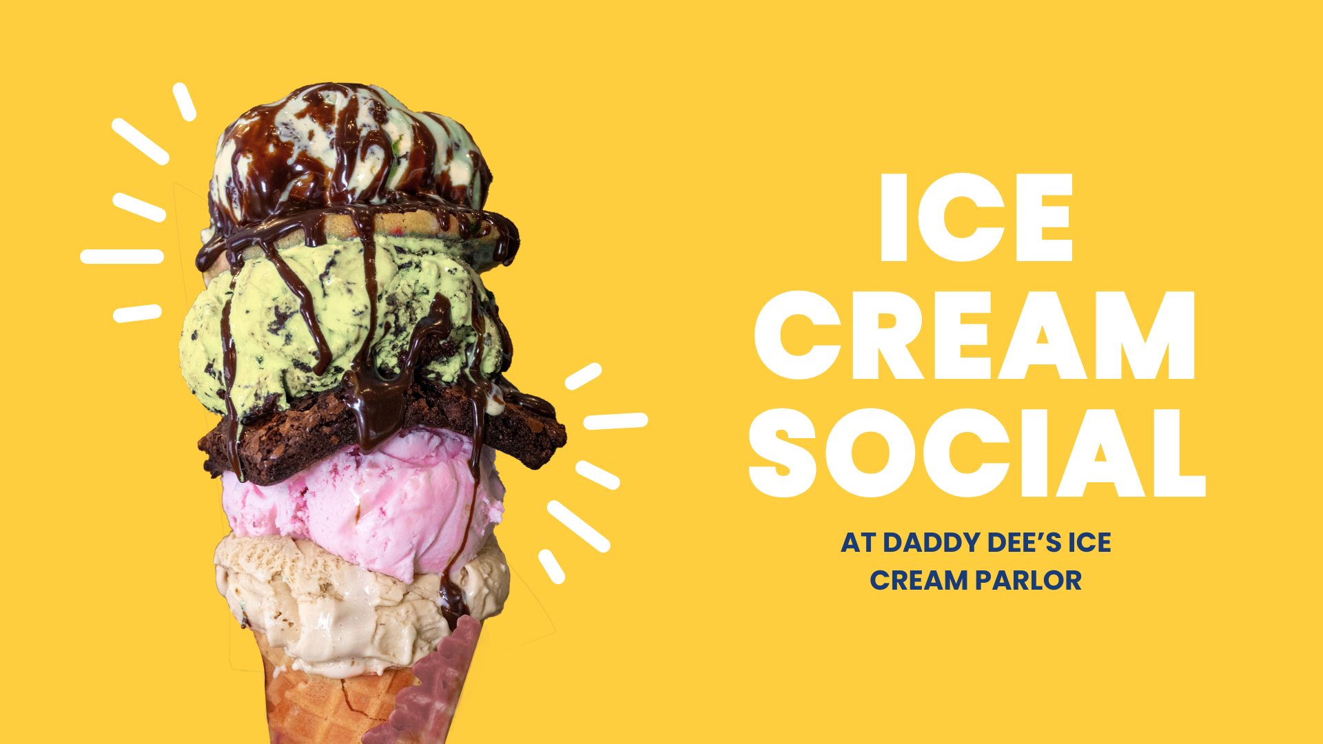 Ice Cream Social at Daddy Dee’s Ice Cream Parlor