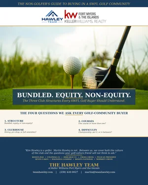 The Non-Golfer's Guide to Buying in a SWFL Golf Community: Bundled, Equity, or Non-Equity, and the Questions Nobody Thinks to Ask