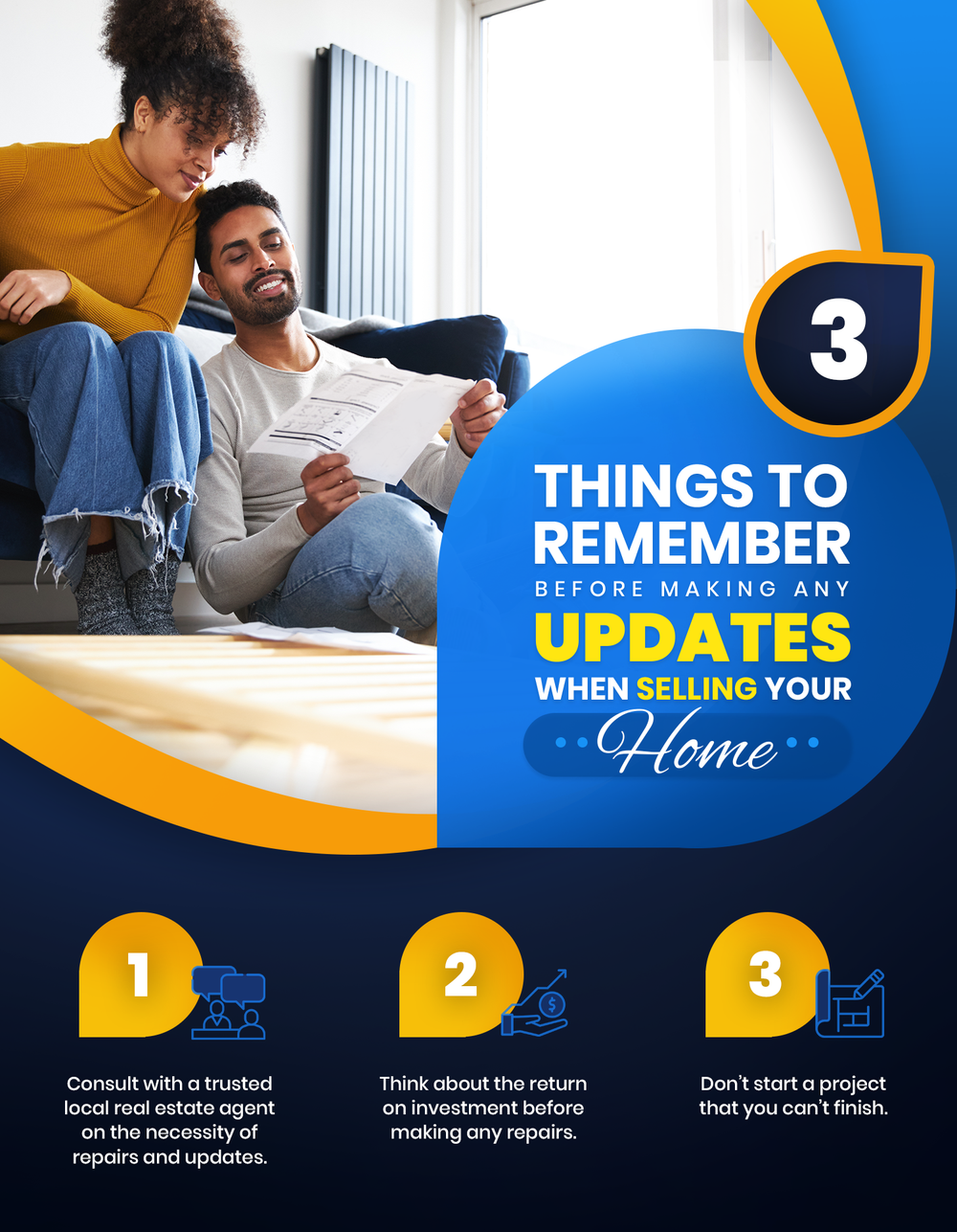 3 initial steps to making updates when selling your home