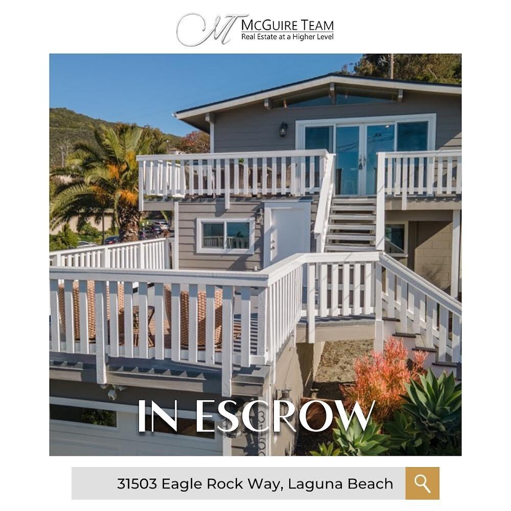Another happy client on their way to coastal living! 🙌🏻😎

Congratulations to Grace and her clients on opening escrow for this breathtaking South Laguna home with stunning beach views. 🌊

It's easy to see why this hidden gem is one of South Orange