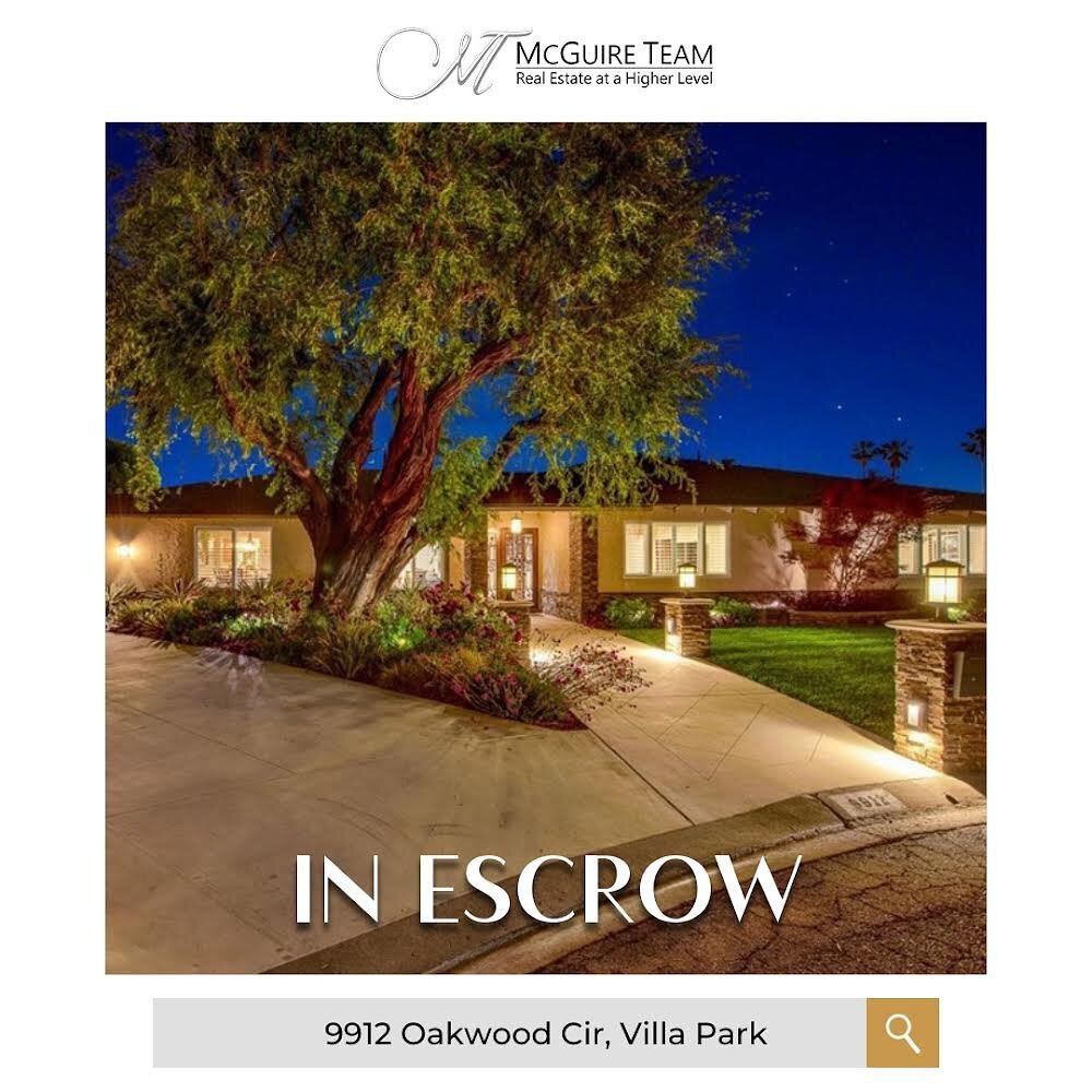 🎉🏡 Congratulations to Eloise and her wonderful clients on opening escrow for the purchase of this breathtaking property in the heart of Villa Park! 🌳✨ 

 We are overjoyed for them as they embark on this exciting new chapter in their lives.

💫 Che