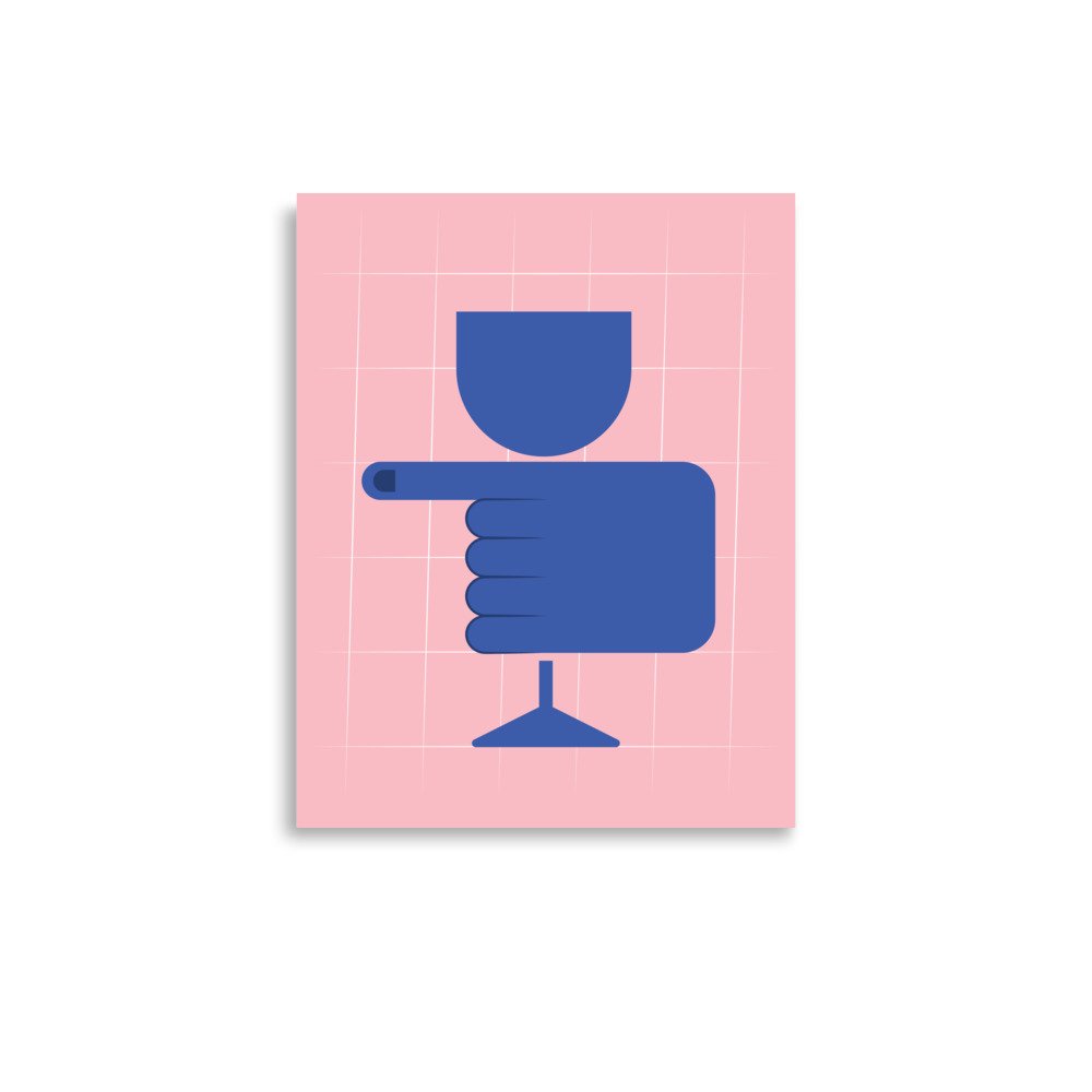 Tipsy Wine (11" x 14")