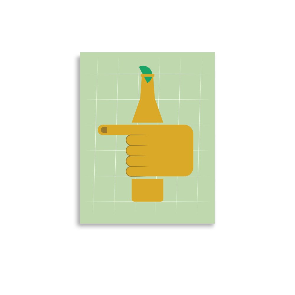 Tipsy Beer (11" x 14")