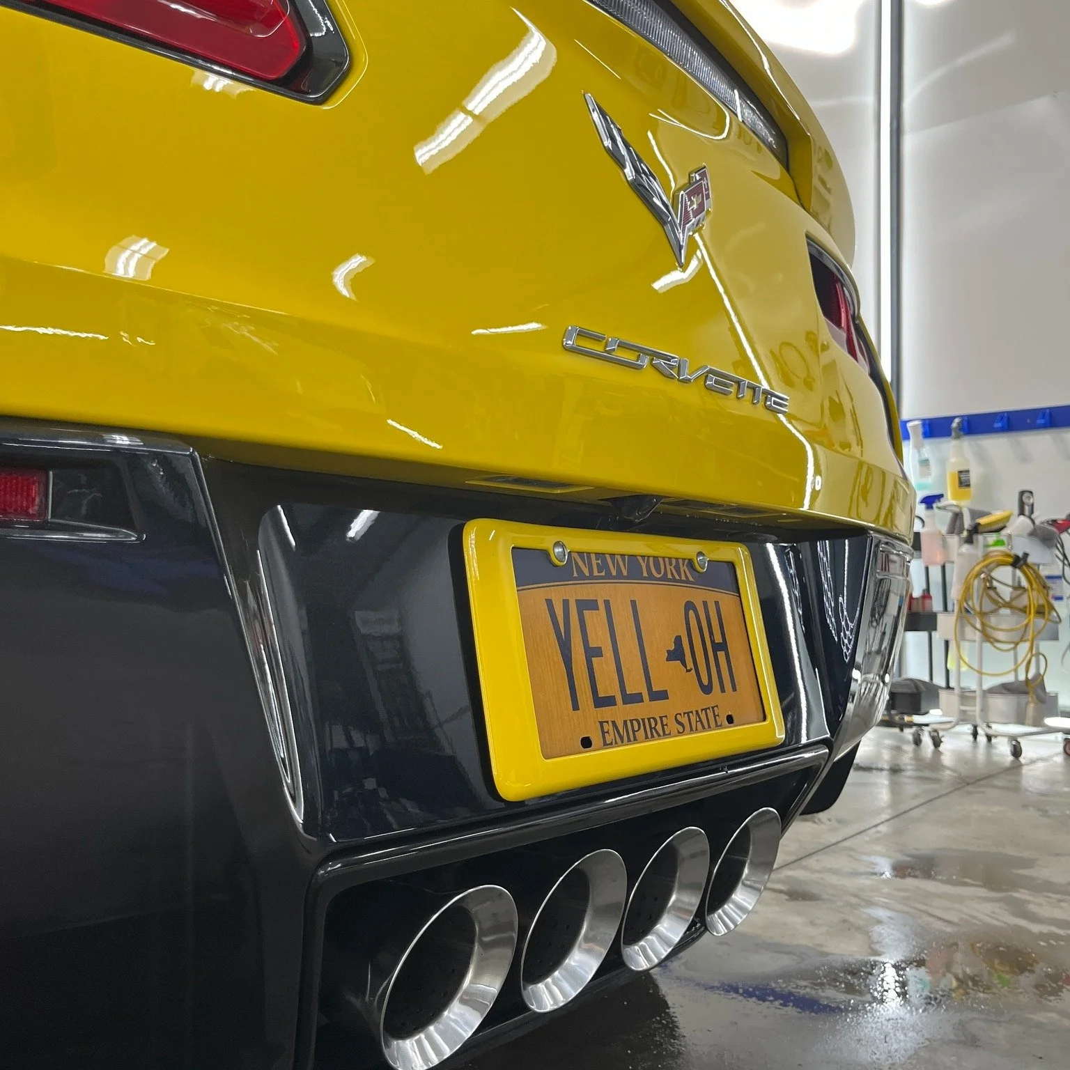 CHEVROLET CORVETTE C7 STINGRAY

Annual maintenance is key for this track beast! This vehicle was coated more than 3 years ago and still maintains peak hydrophobicity and chemical resistance. For the track cars, ceramic coating means that bugs don't s