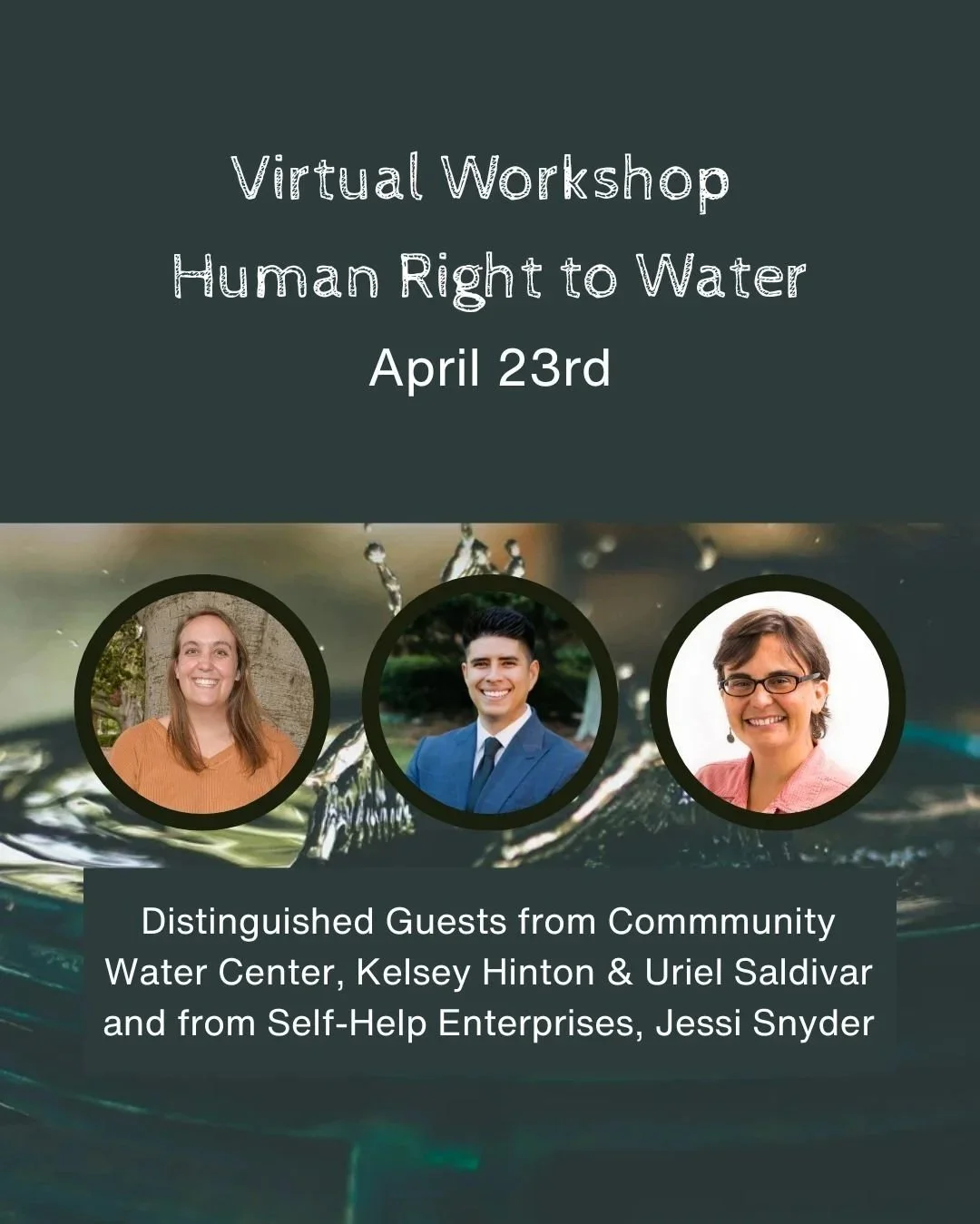 Human Right to Water - Virtual Workshop
