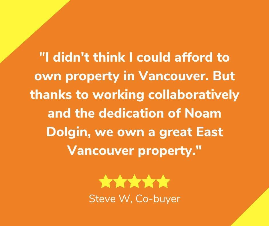 Happy clients: This is what we're here for! Thank you for your trust, Steve 😉 ⁠
⁠
⁠
⁠
⁠
⁠
⁠
⁠
⁠
⁠
⁠
⁠
⁠
⁠
⁠
#happyclient #customerlove #customerfeedback #customereview #coownership #coliving #cohousing #realestate #coown #vancouver #vancouverealesta