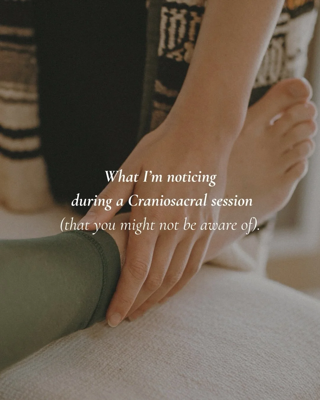 One of the most common things I&rsquo;m asked right after a session is:

&ldquo;What did you notice?&rdquo;

Which completely makes sense because there are many times where what&rsquo;s happening inside isn&rsquo;t obvious from the outside.

There ca