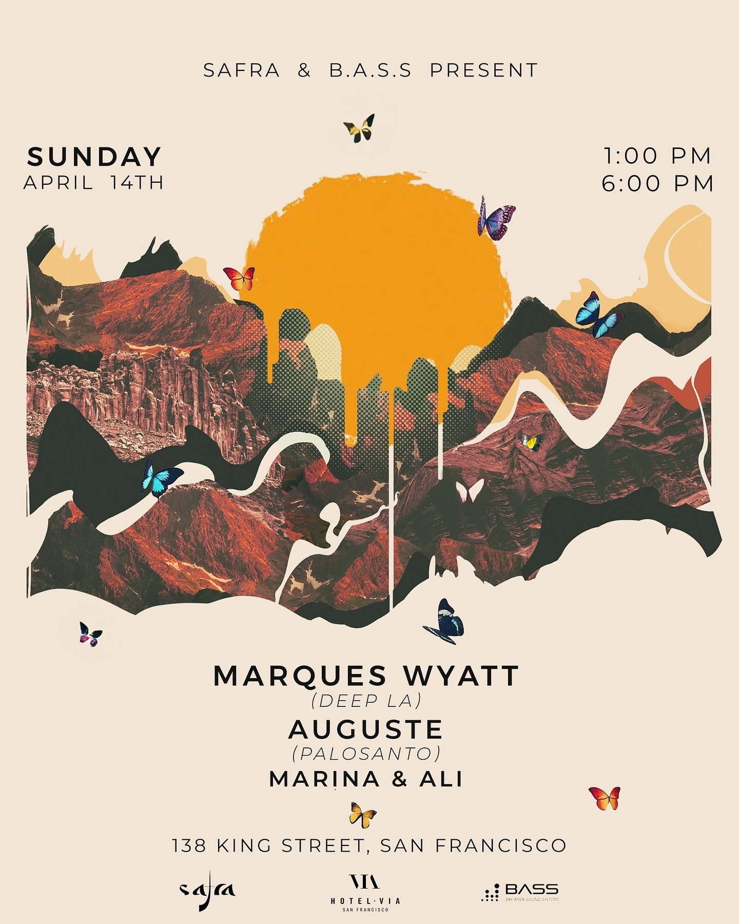 This Sunday! We are back to @hotelviasf rooftop with legendary @marqueswyatt &amp; @auguste_ofc ! All the cabanas are sold out! Last tickets available. Let&rsquo;s do it again, fam!