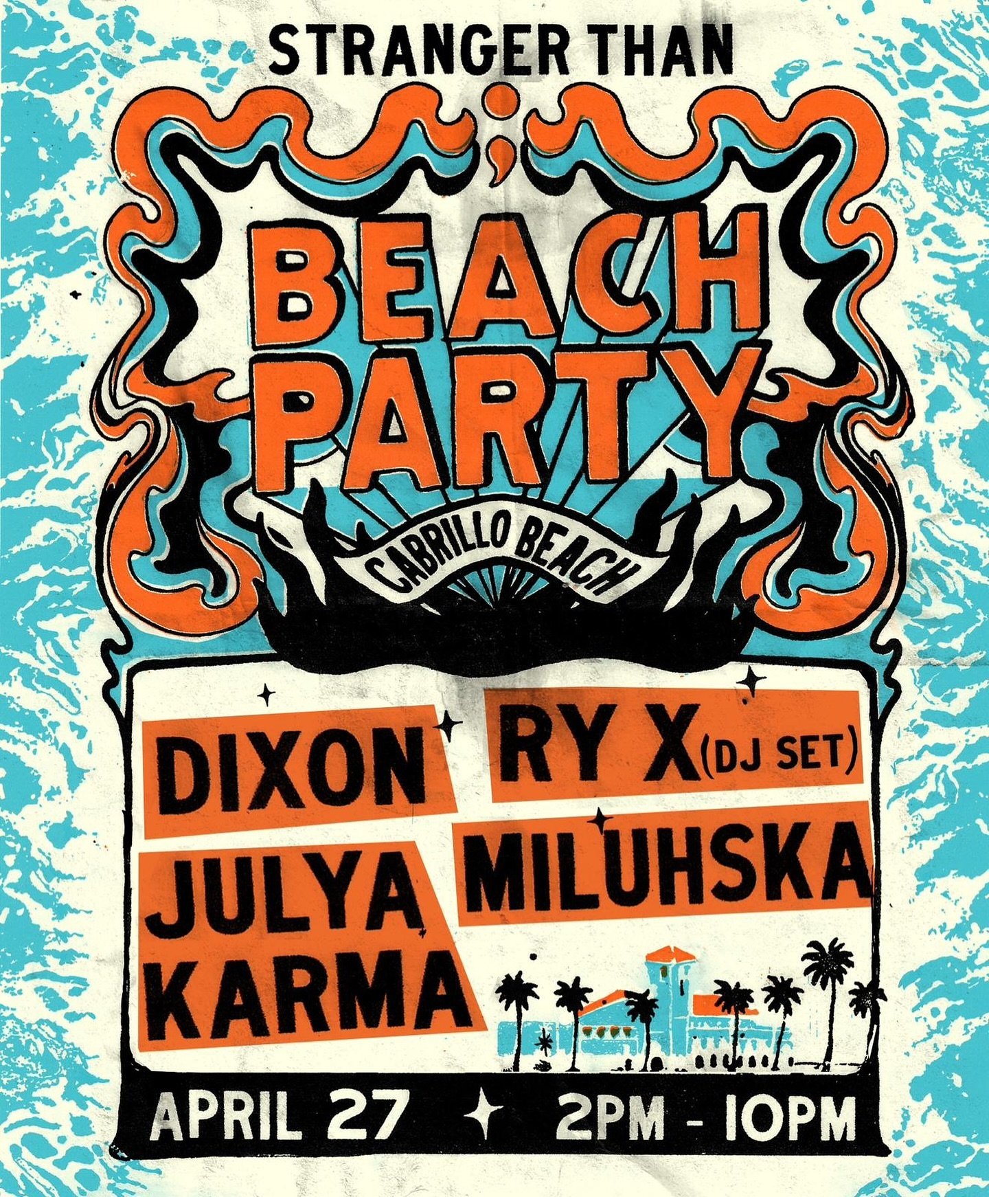 Los Angeles! Next Saturday! Beautiful beach party with @dixon_ @ryx (DJSet) @julya_karma and @miluhska !
It will be special! Let&rsquo;s do it together!