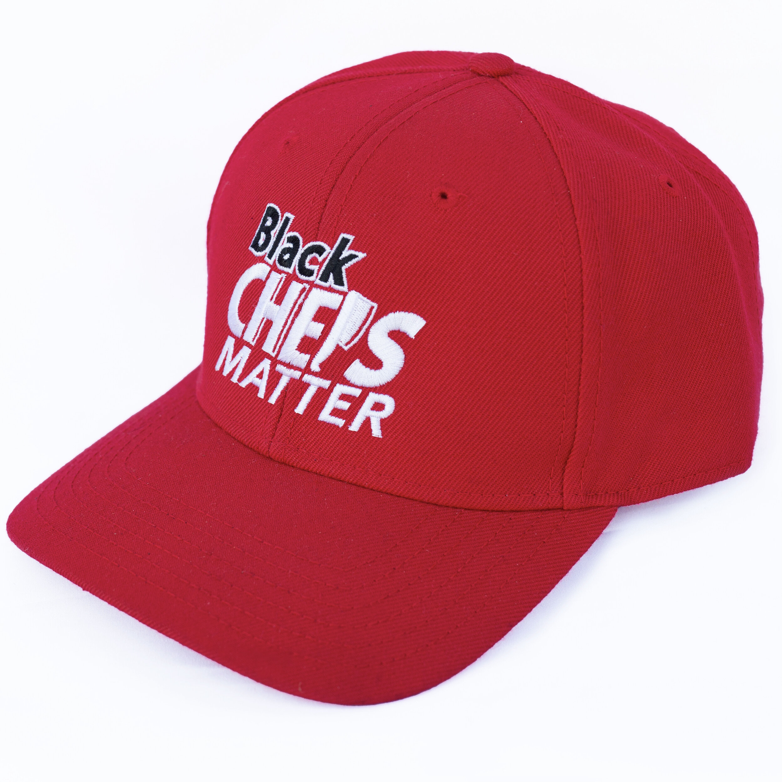 Black Chefs Matter Hat Red