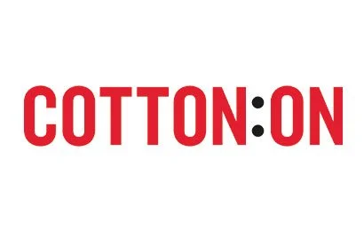 Logo with the word 'COTTON' followed by a colon and the word 'ON' in red capital letters.